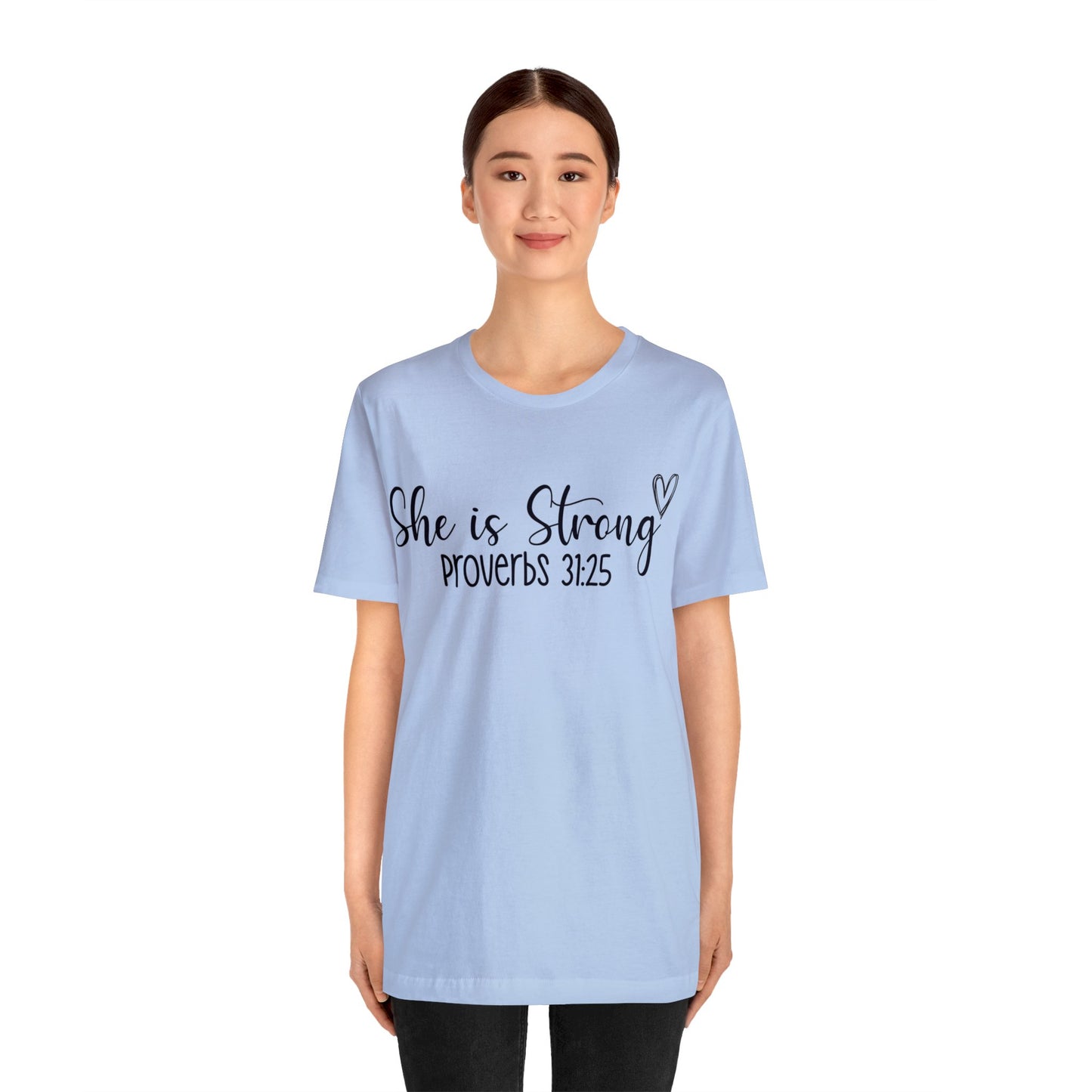 She is Strong Short sleeve Tshirt
