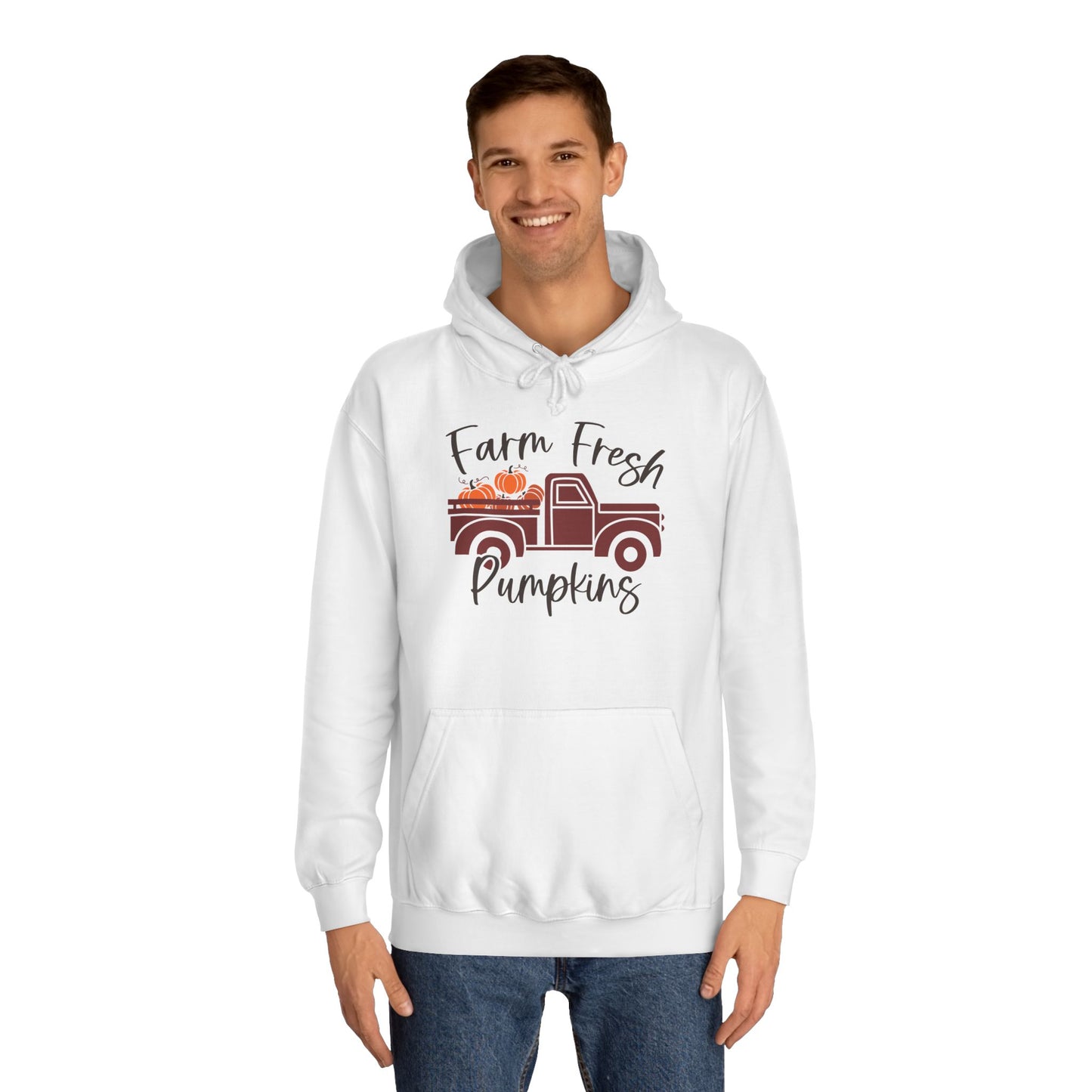 Farm Fresh Pumpkins College Hoodie
