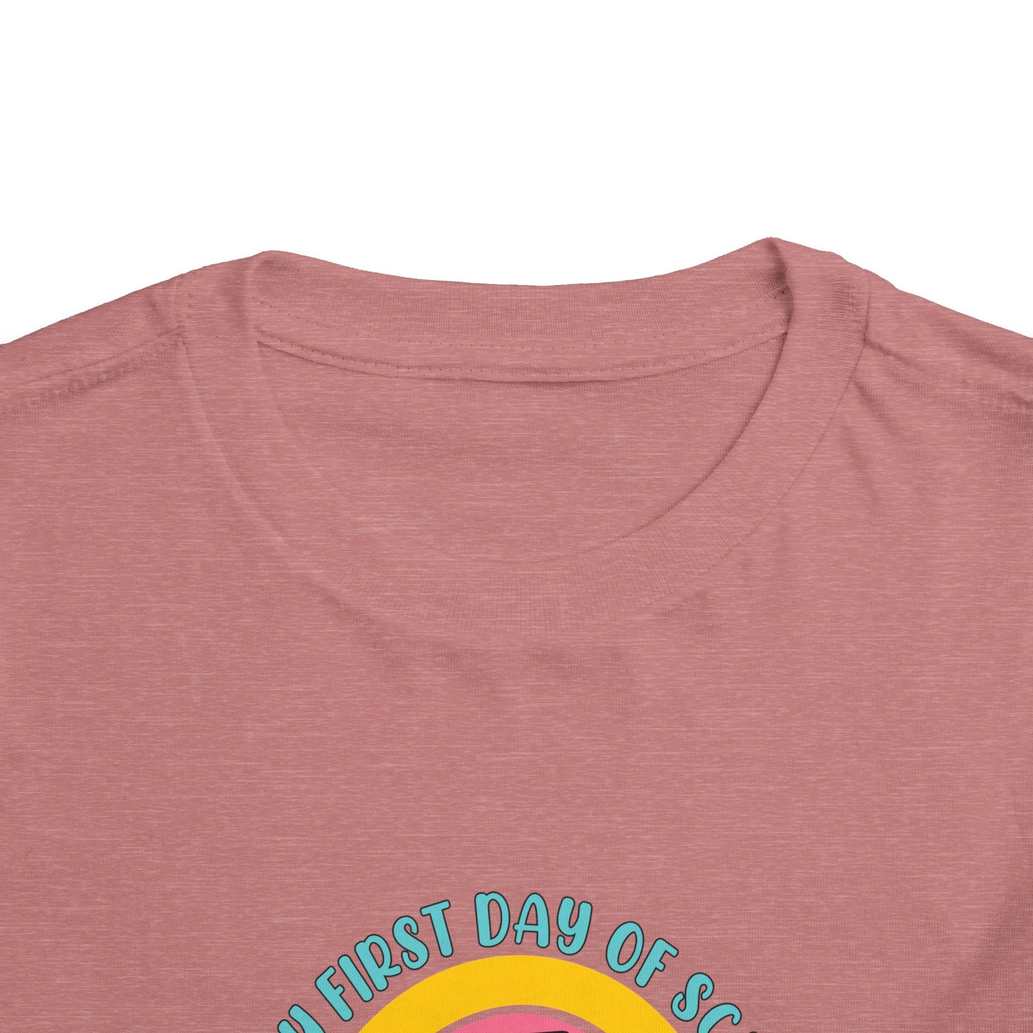 Happy First Day of School - Kindergarten Toddler Short Sleeve Tee