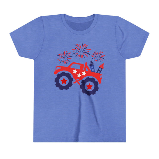 Monster Truck Youth Short Sleeve Tee