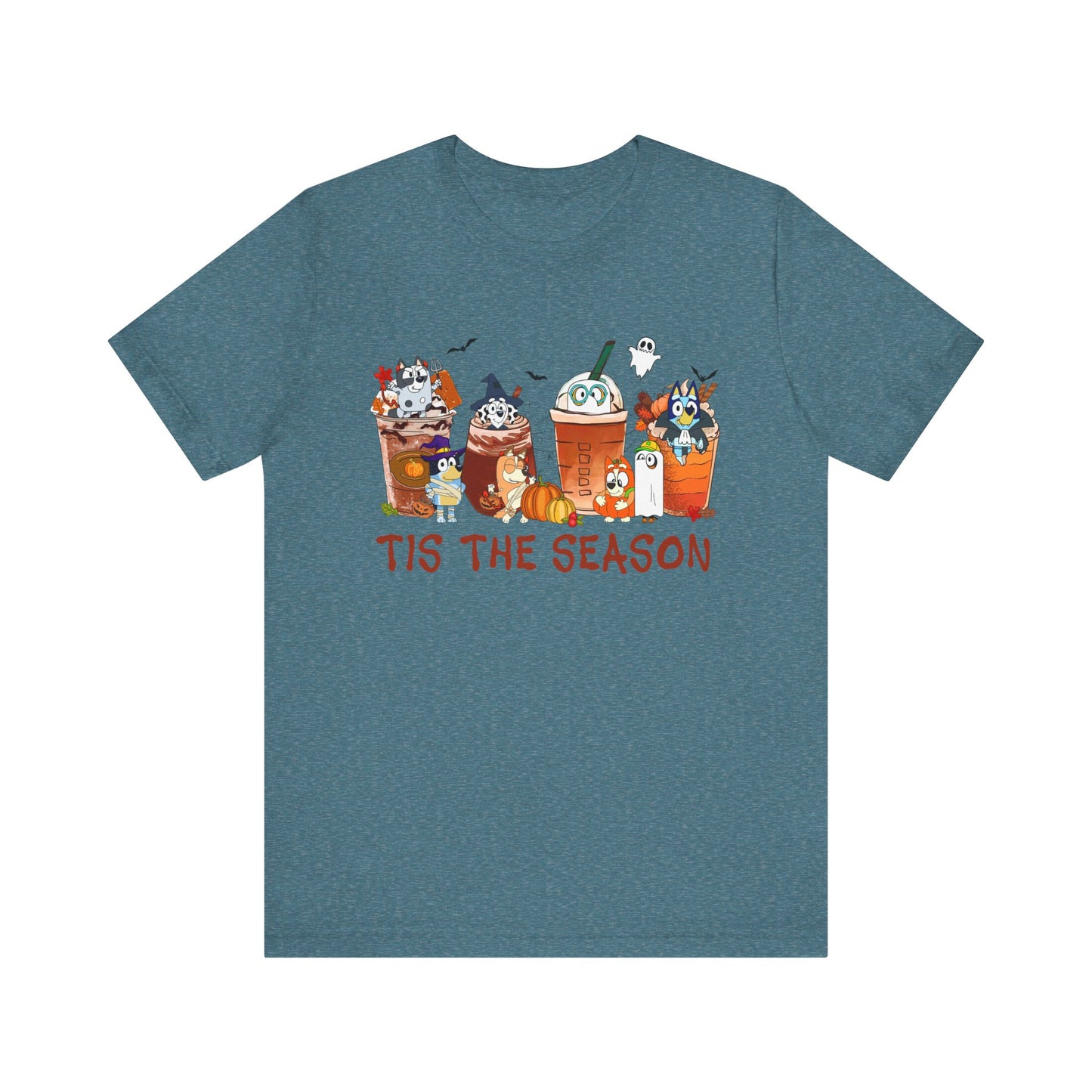 Tis the Season Bluey and Friends Jersey Short Sleeve Tee