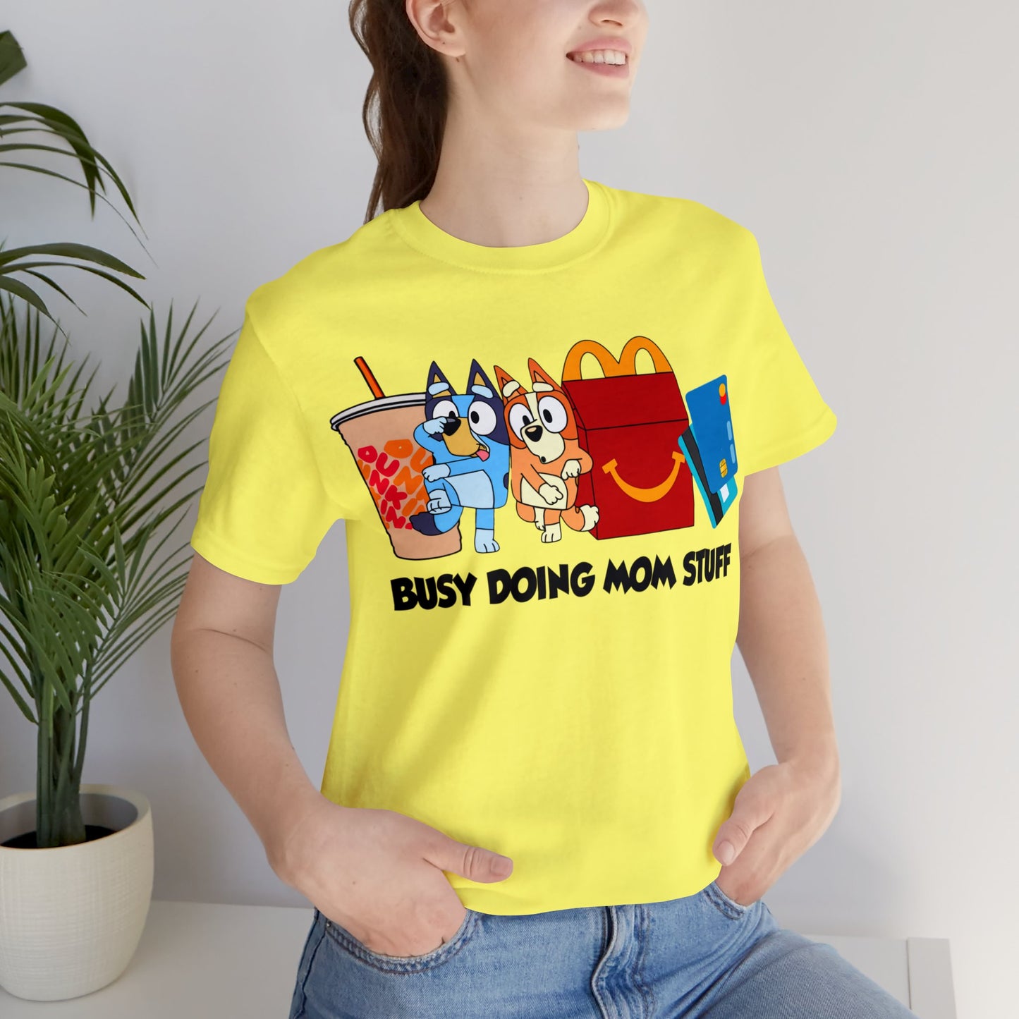 Busy Doing Mom Stuff Short Sleeve Tshirt