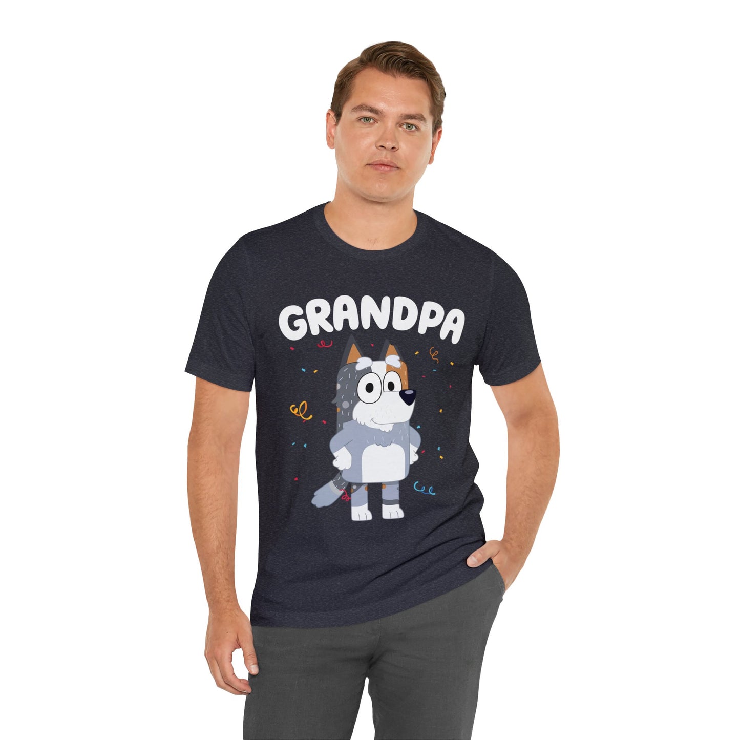 Grandpa Bluey Birthday Short sleeve Tshirt