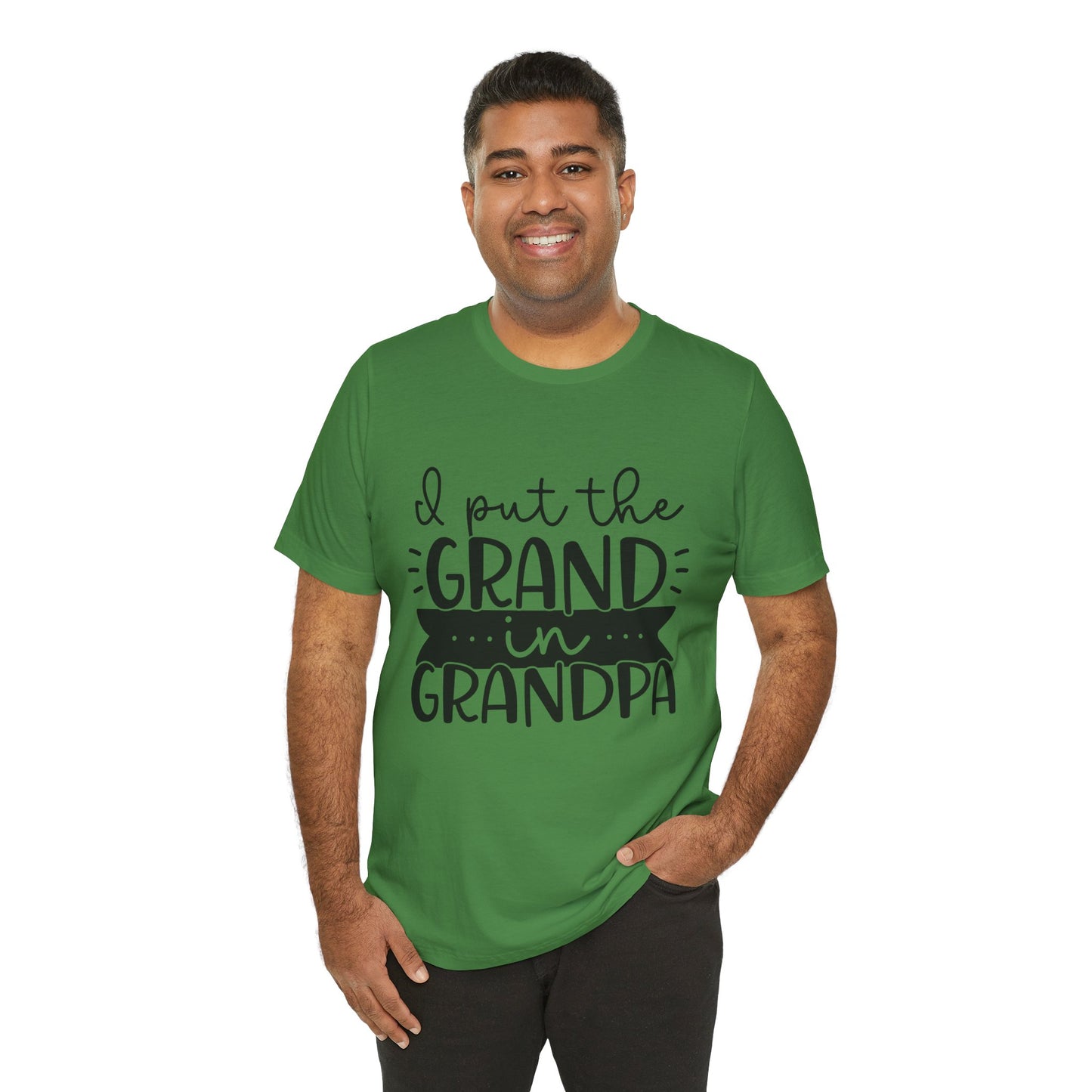 I Put the Grand in Grandpa Jersey Short Sleeve Tee