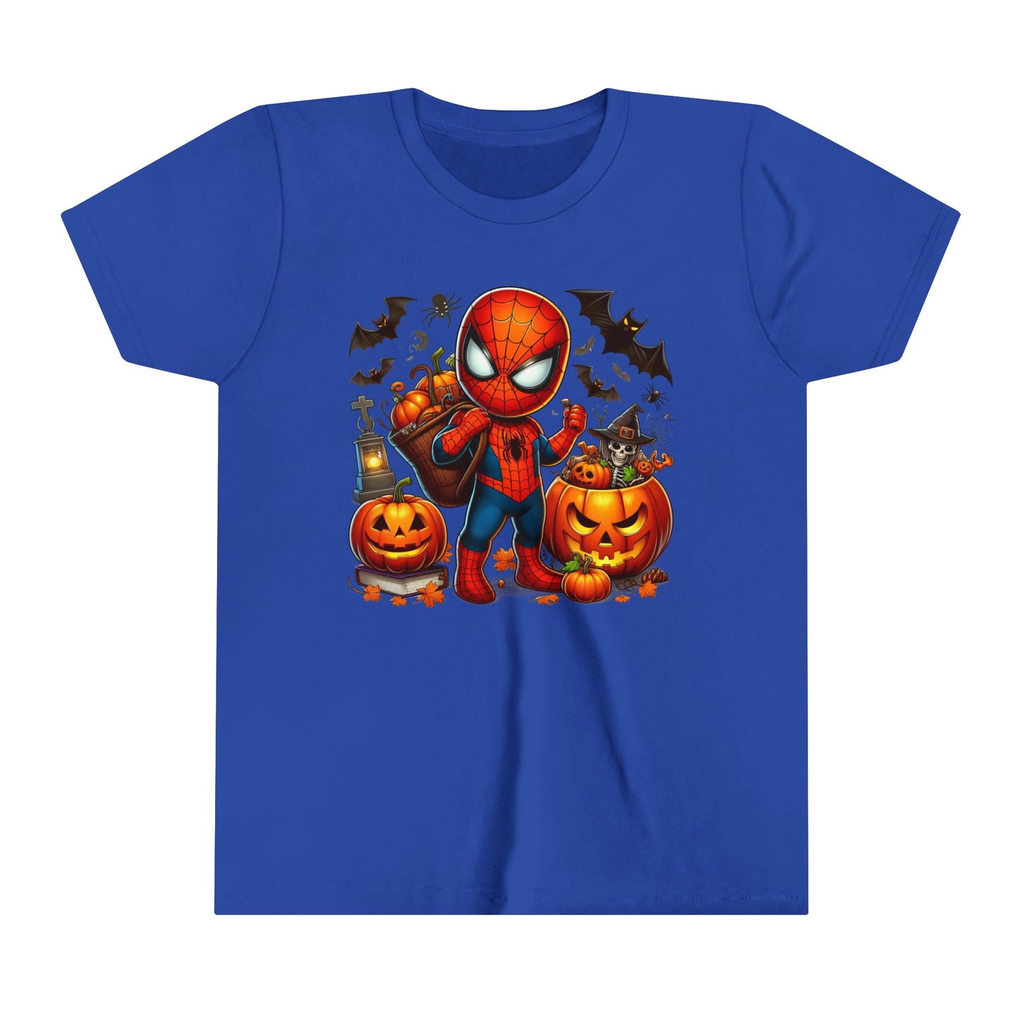 Spiderman Trick or Treat Youth Short Sleeve Tee