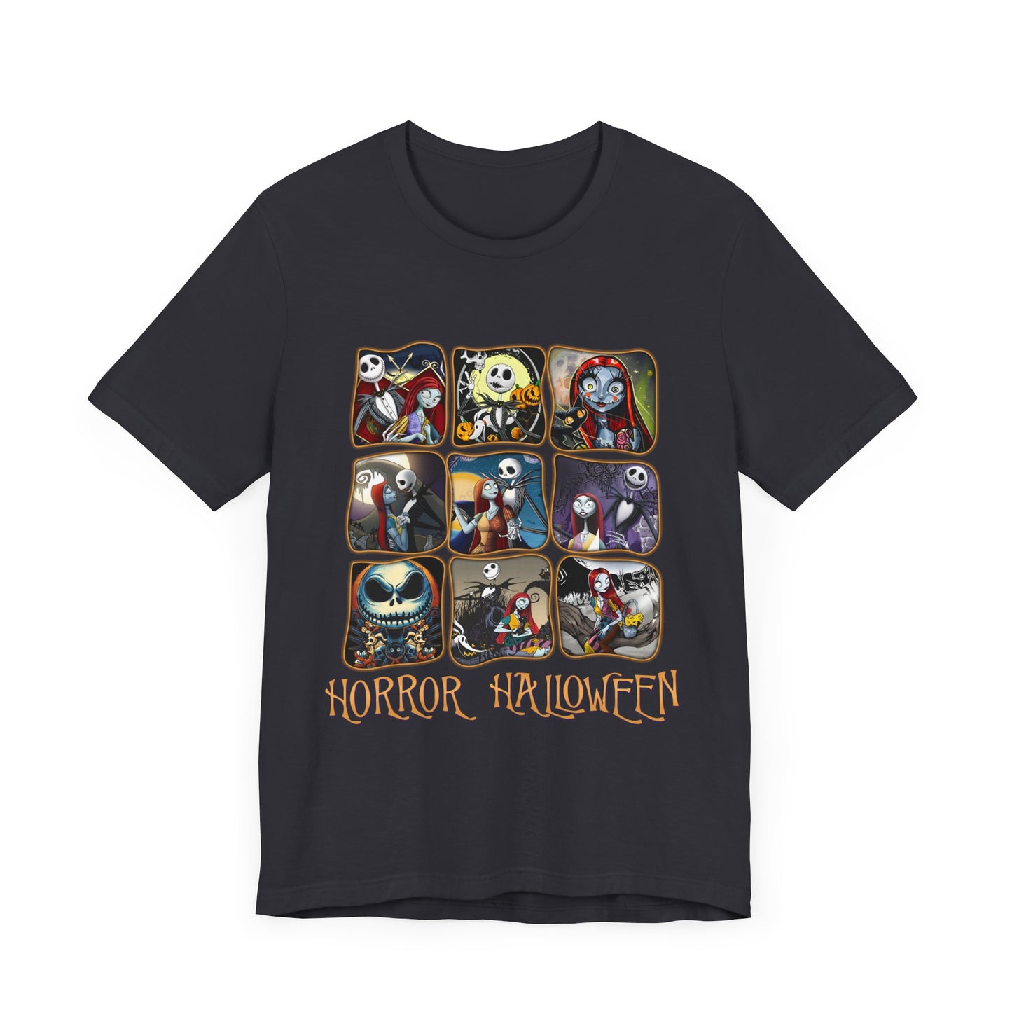 Horror Halloween Jersey Short Sleeve Tee