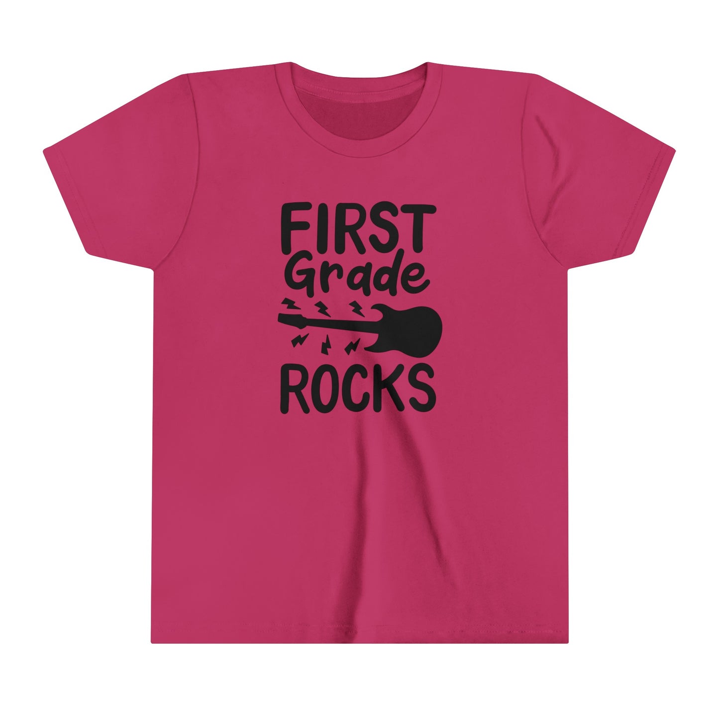 First Grade Rocks Youth Short Sleeve Tee