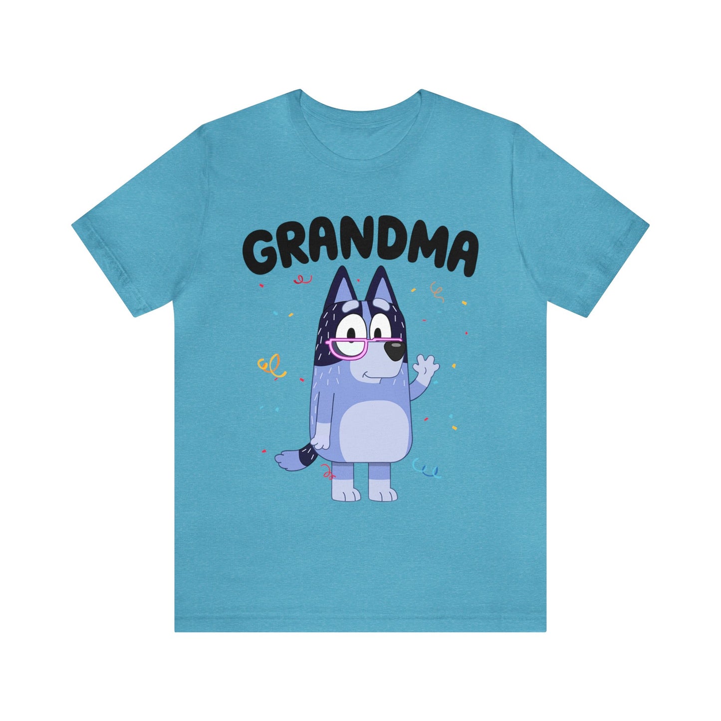 Grandma Bluey Birthday short sleeve Tshirt