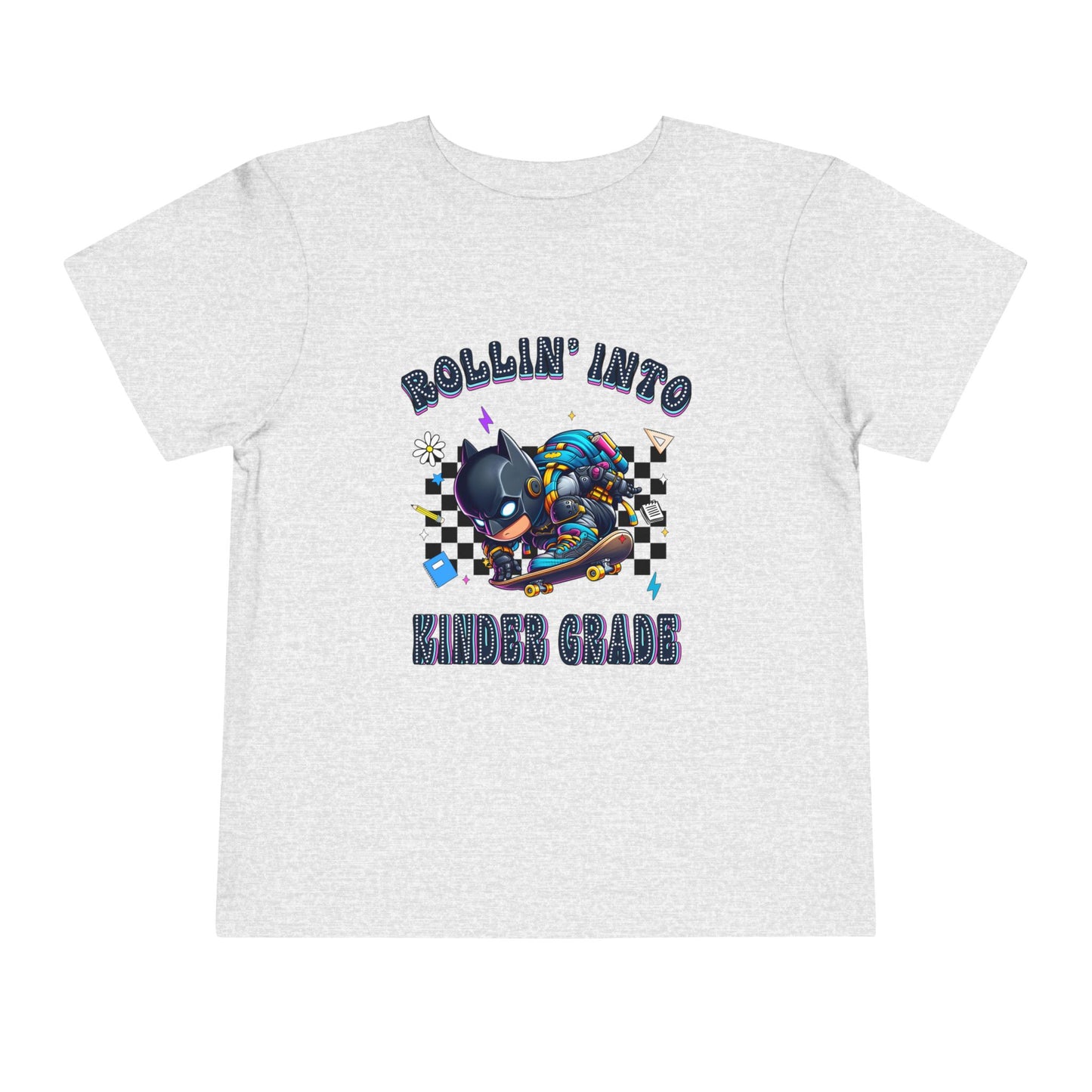 BATMAN - Rollin' Into Kinder Grade Toddler Short Sleeve Tee