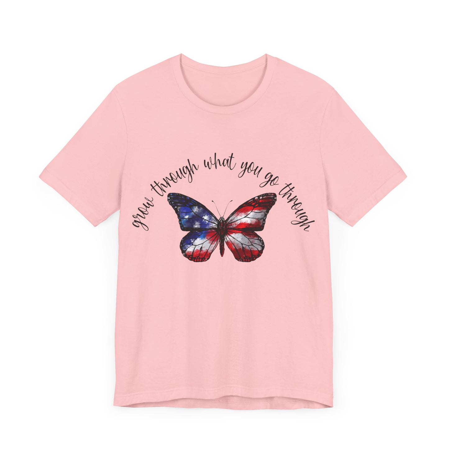 Grow Through What You Go Through Jersey Short Sleeve Tee