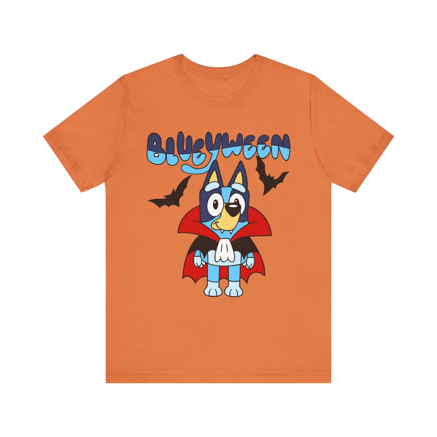 Blueyween "Blue Vampire" (front and back) Jersey Short Sleeve Tee
