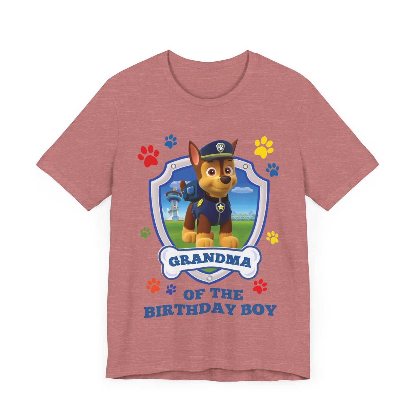 Grandma of the Birthday Boy Jersey Short Sleeve Tee