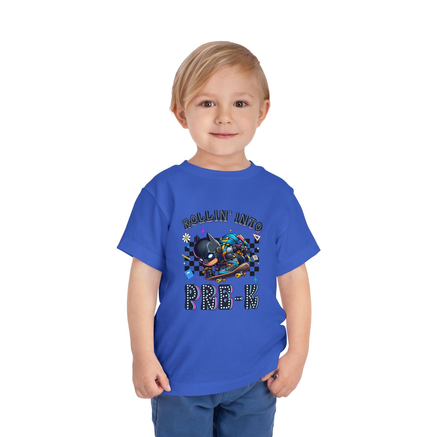 BATMAN - Rollin' Into Pre-K Toddler Short Sleeve Tee