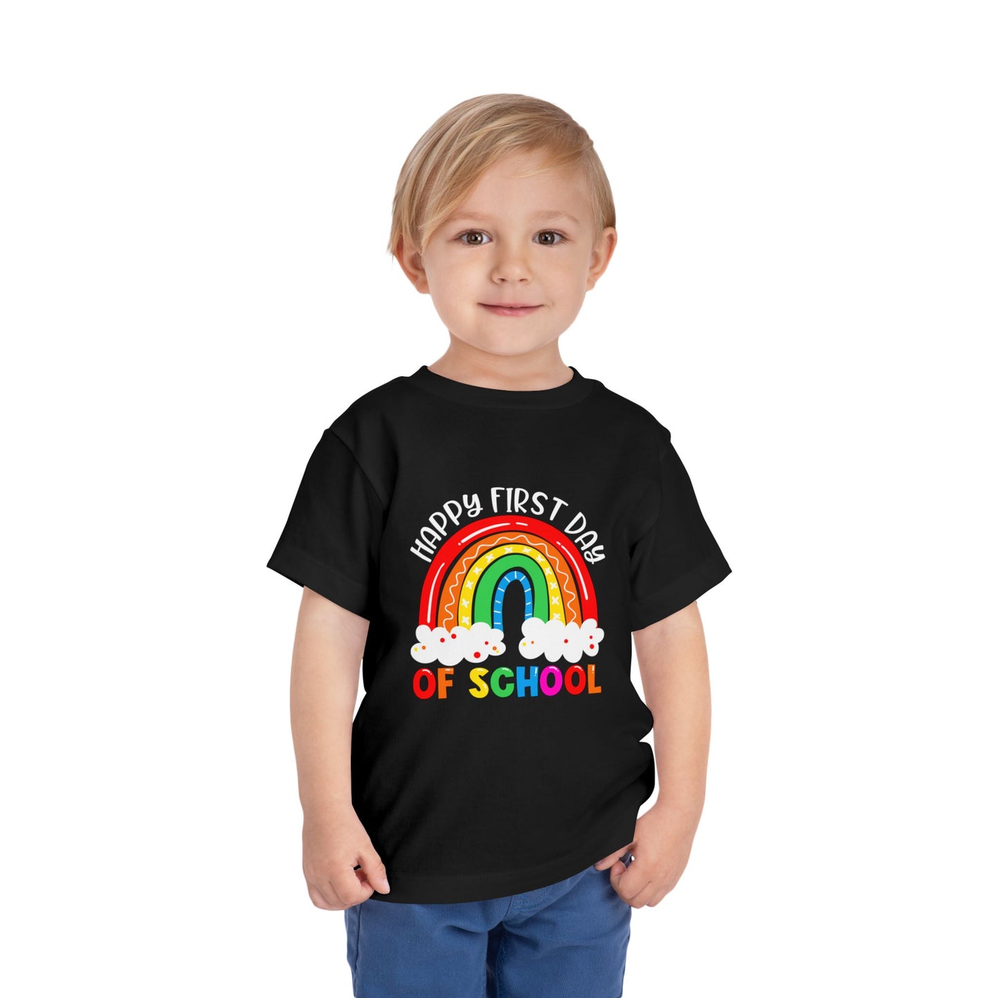 Happy First Day of School Toddler Short Sleeve Tee