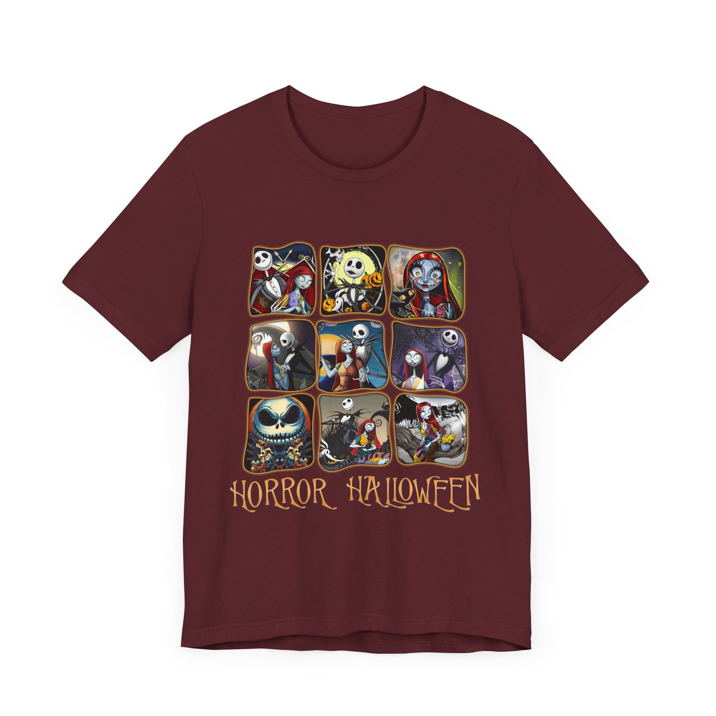 Horror Halloween Jersey Short Sleeve Tee