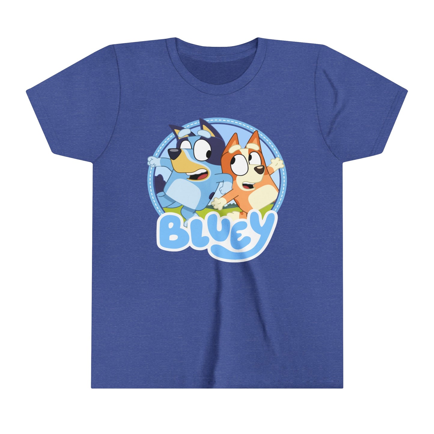 Bluey logo youth Sleeve Tshirt