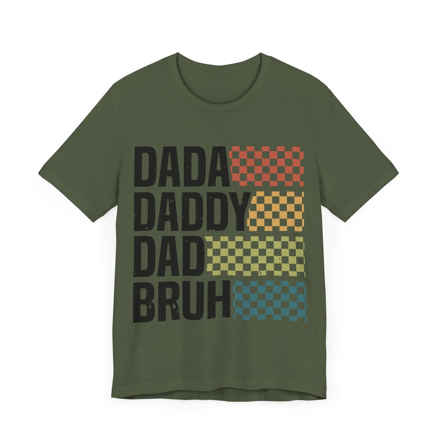 DADA DADDY DAD BRUH Jersey Short Sleeve Tee