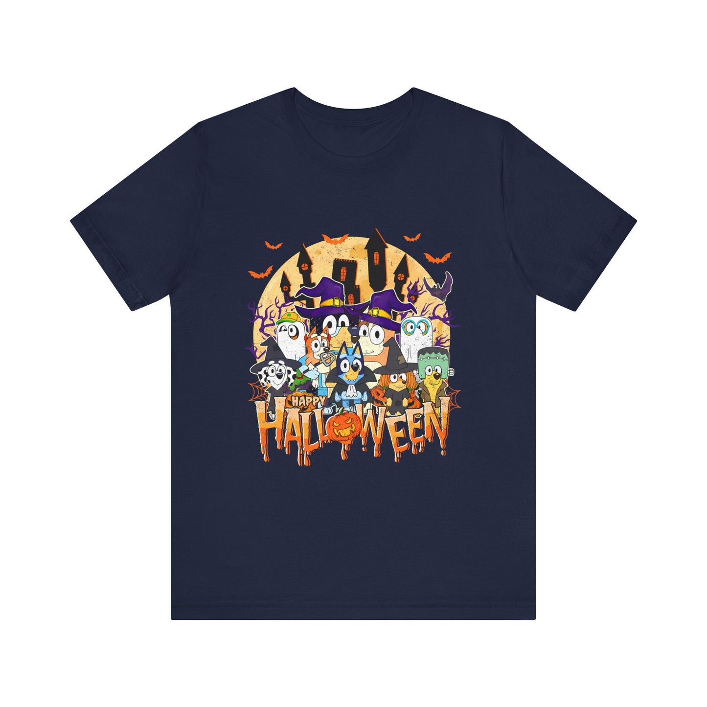 Happy Halloween Jersey Short Sleeve Tee