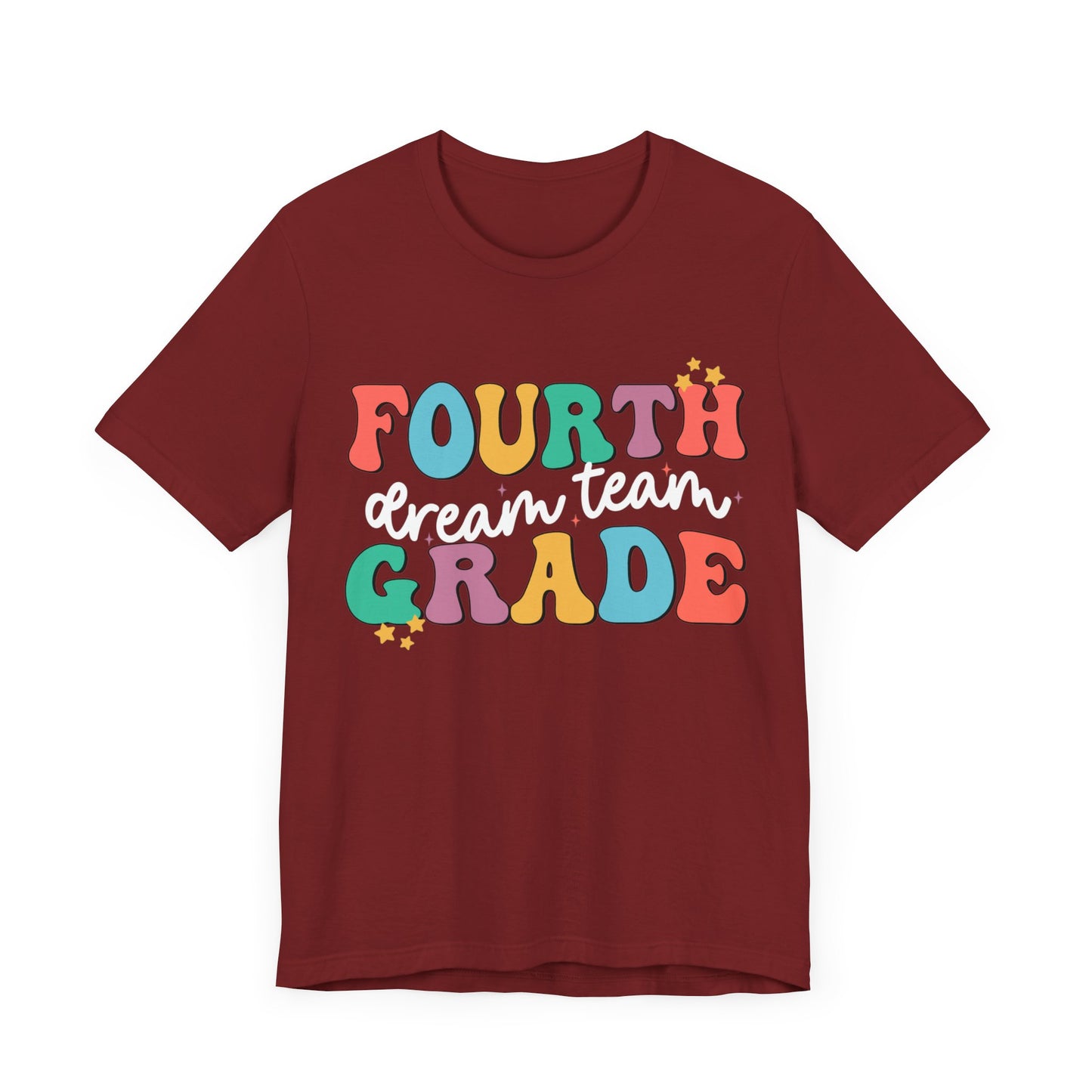 Fourth Grade Dream Team Jersey Short Sleeve Tee
