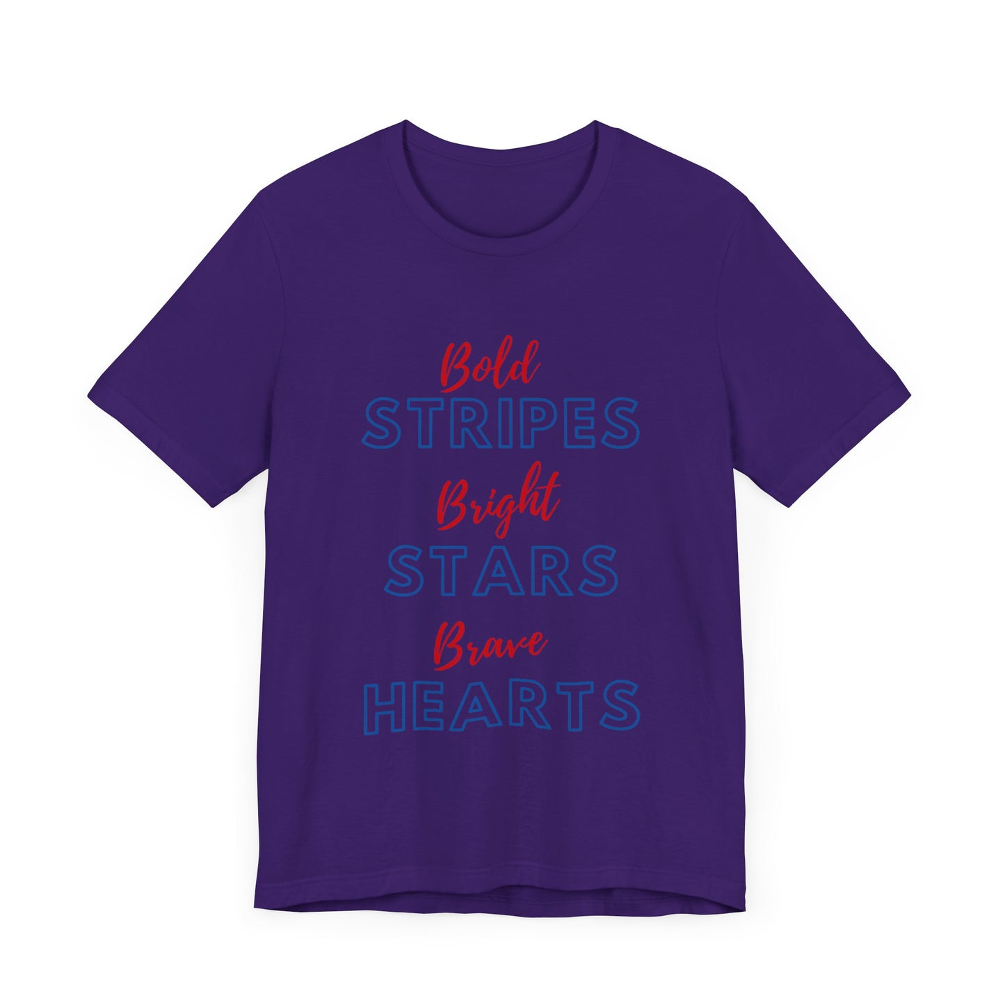 Bold, Bright & Brave Jersey Short Sleeve Tee