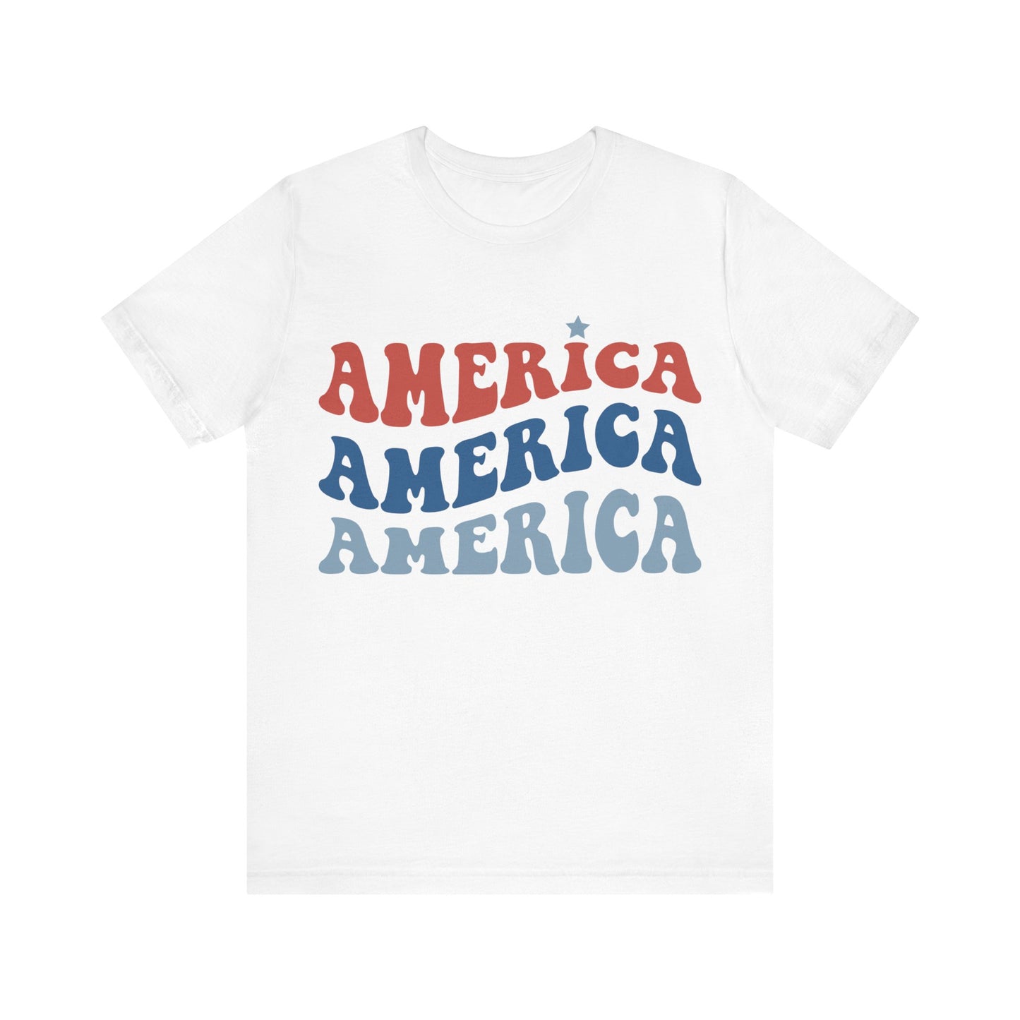 AMERICA Jersey Short Sleeve Tee