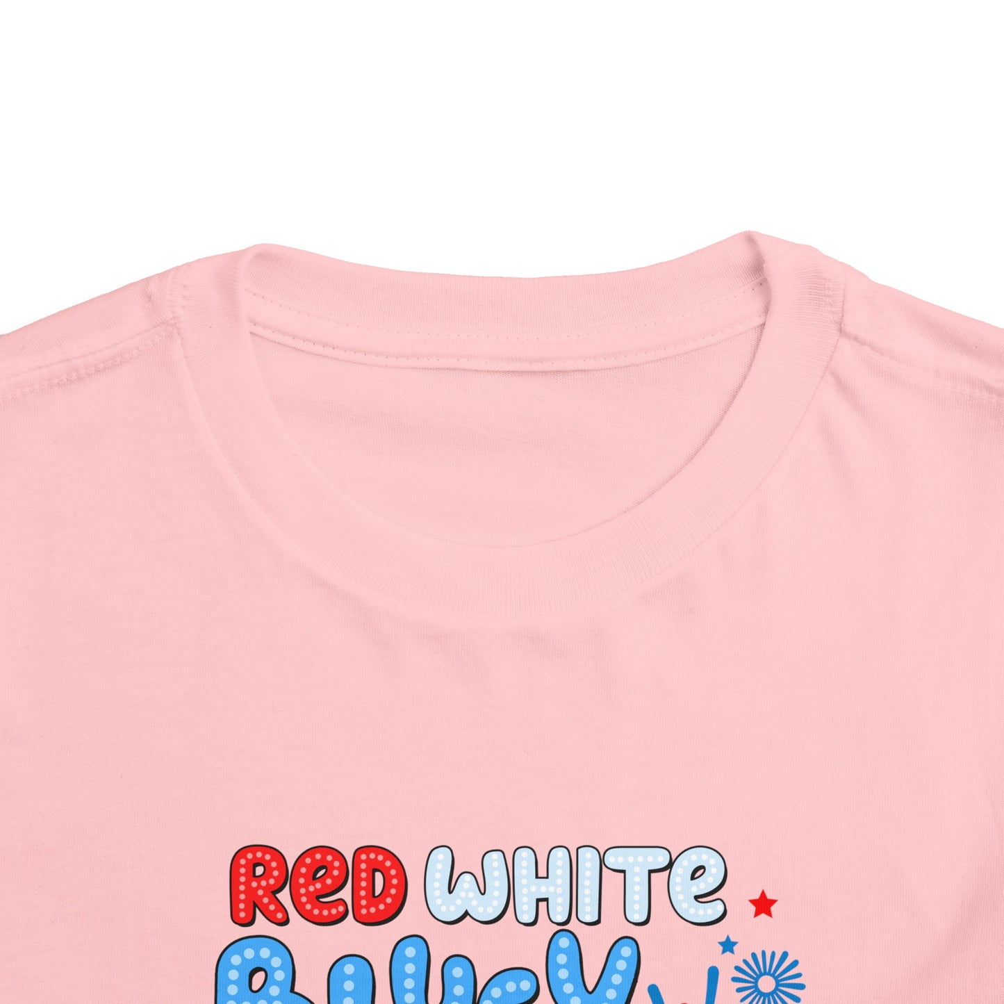 Red, White & Bluey Toddler Short Sleeve Tee
