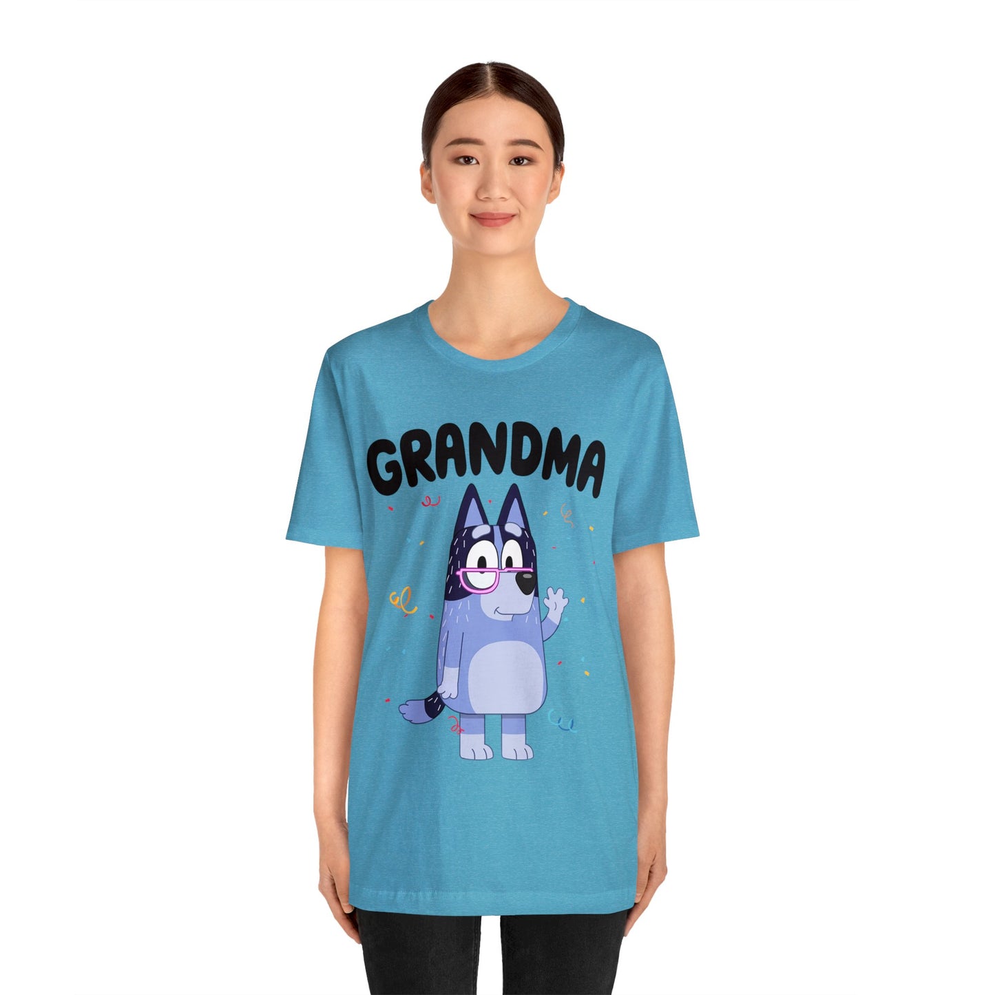Grandma Bluey Birthday short sleeve Tshirt