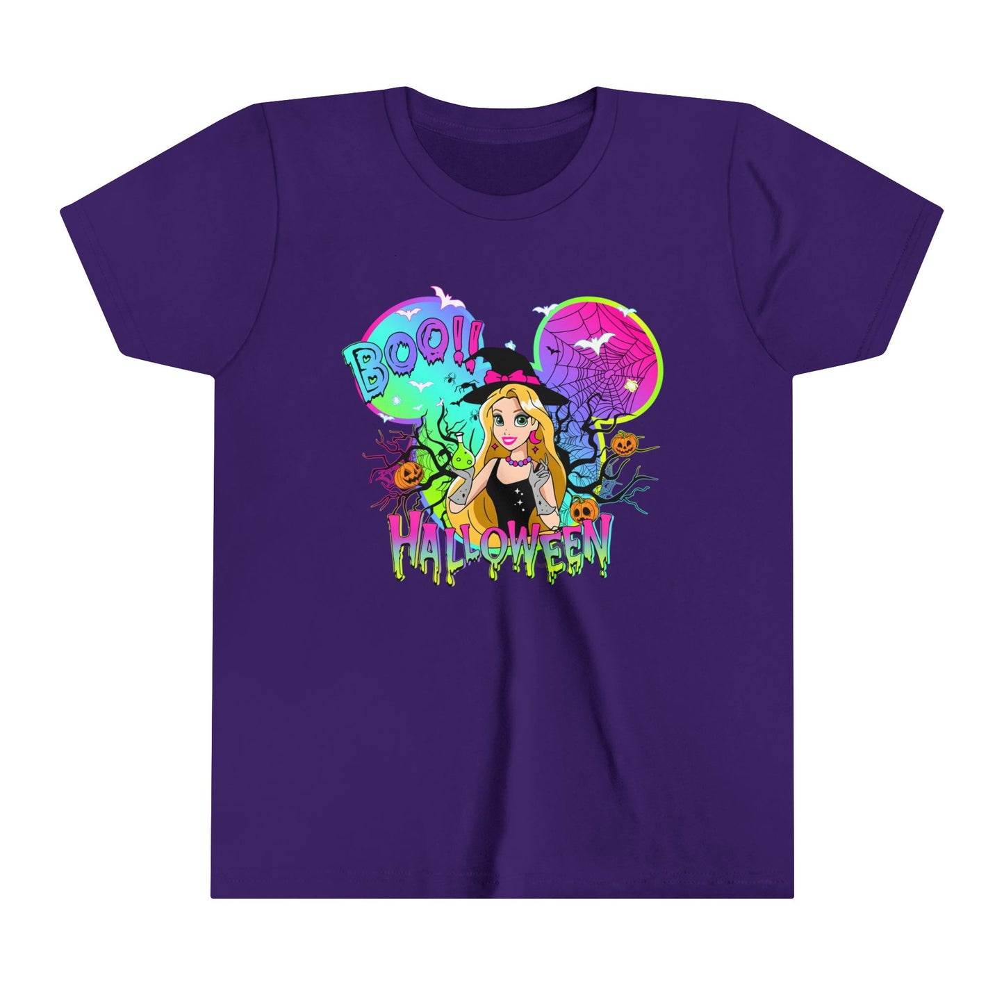Rapunzel Boo! Halloween Youth Short Sleeve Tee