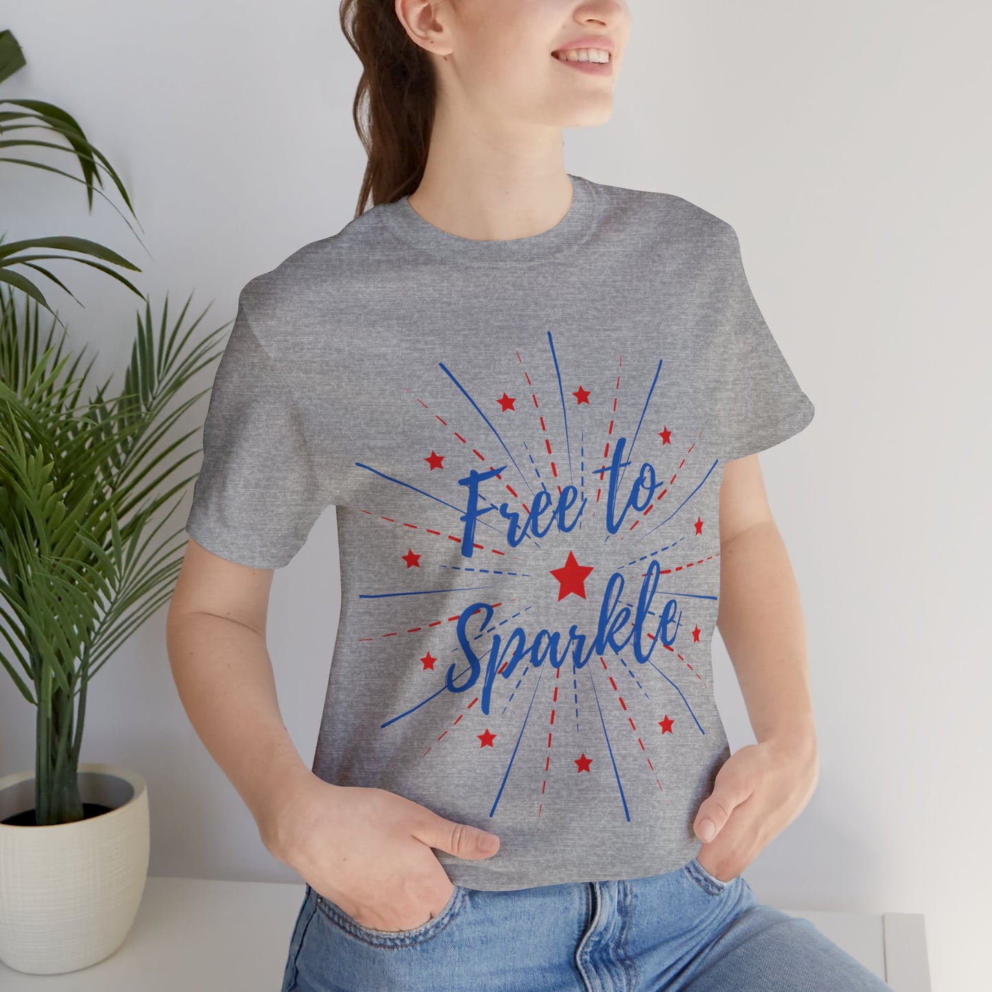 Free to Sparkle Jersey Short Sleeve Tee