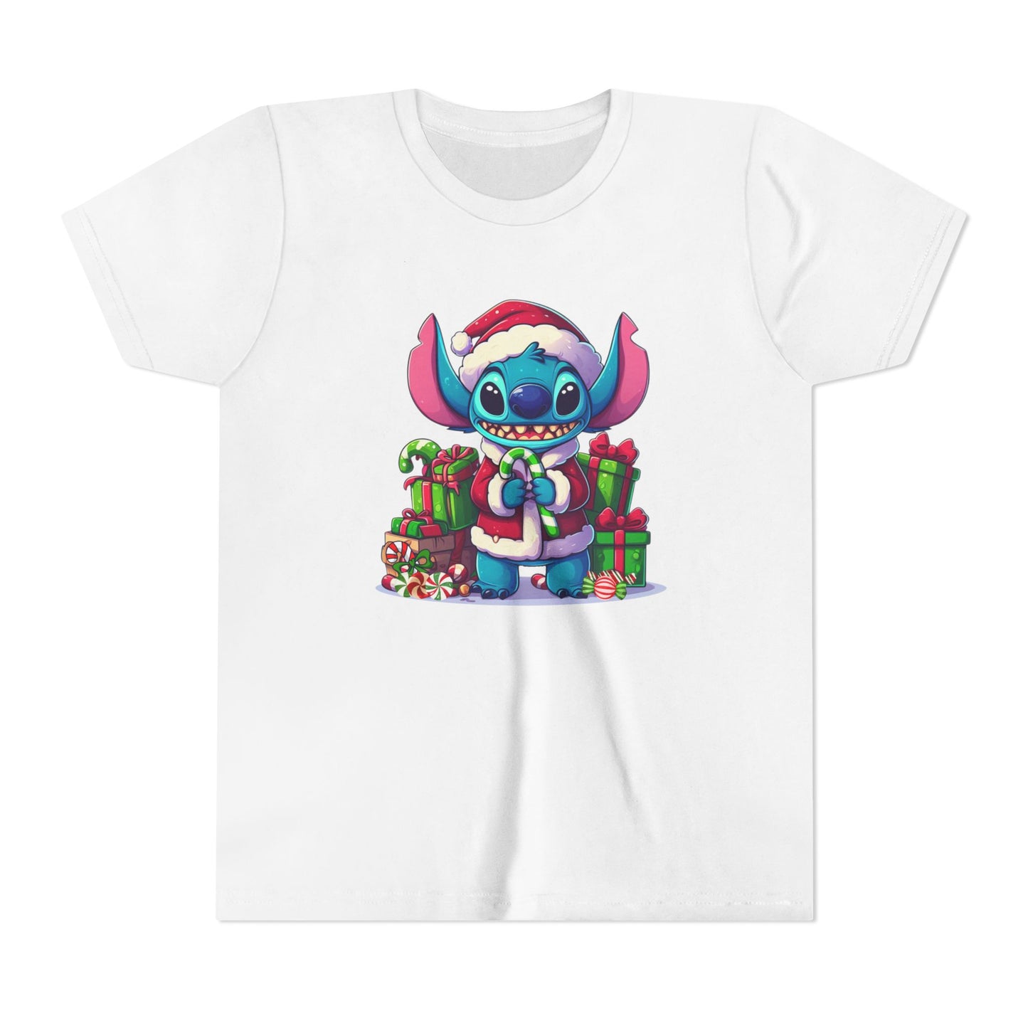 Christmas-Stitch Youth Short Sleeve Tee