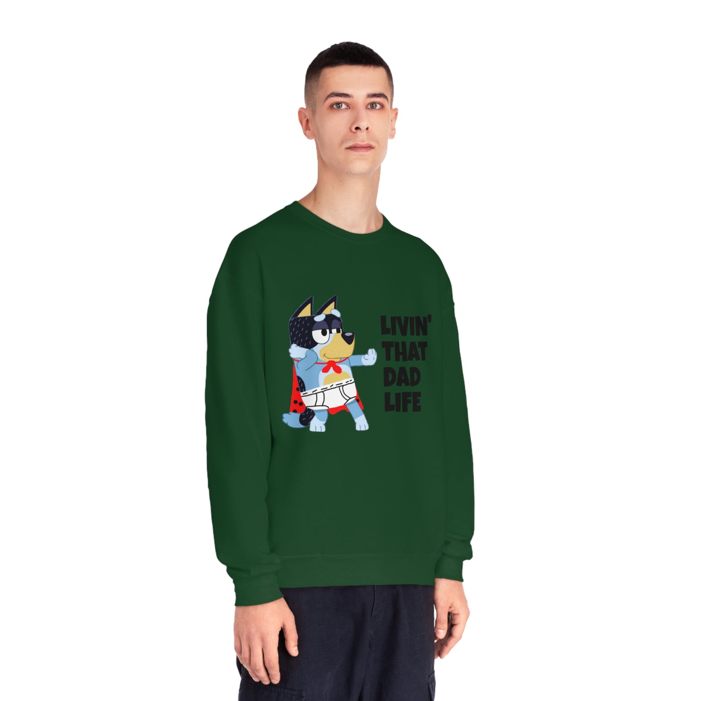 Livin' that Dad Life Crewneck Sweatshirt