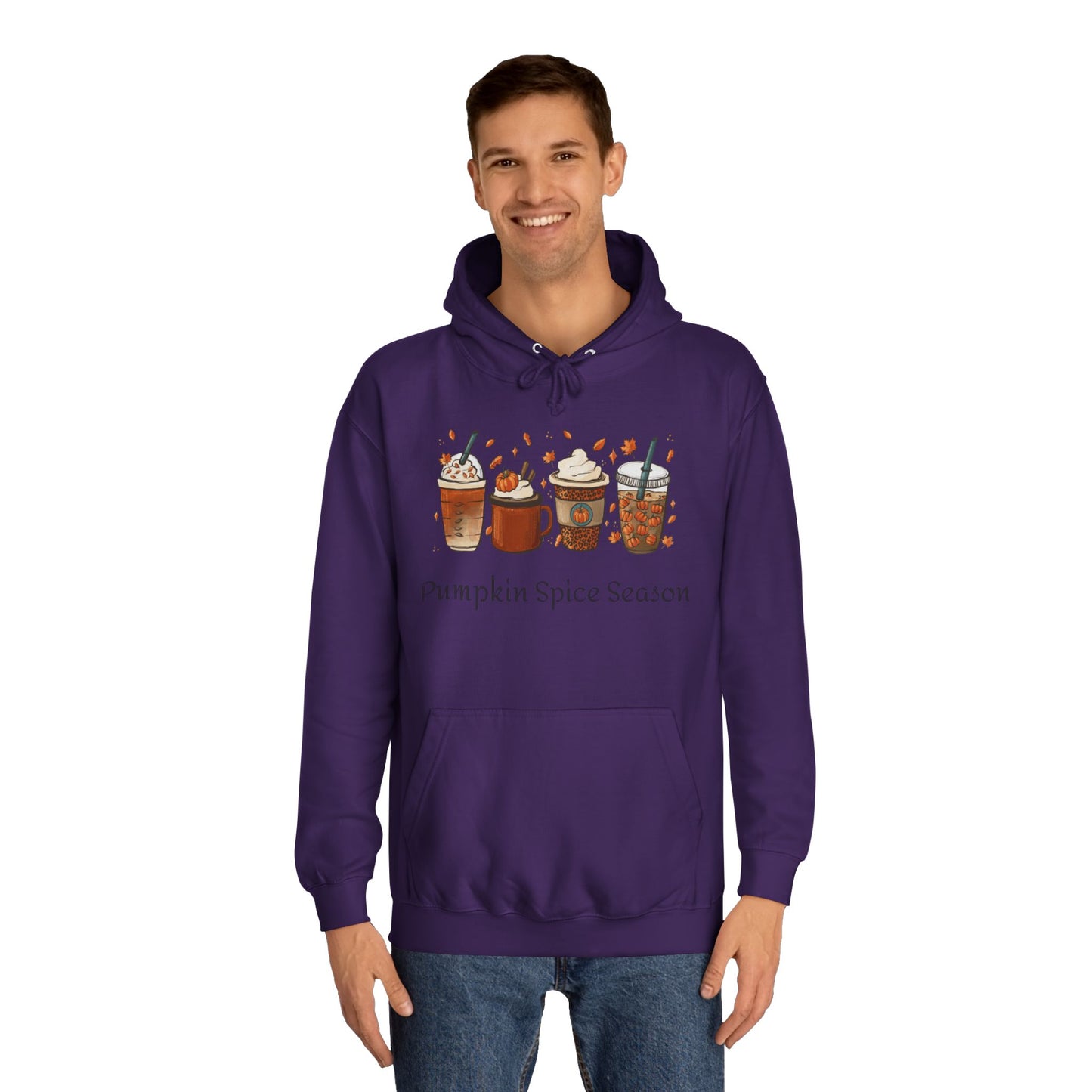 Pumpkin Spice Season College Hoodie