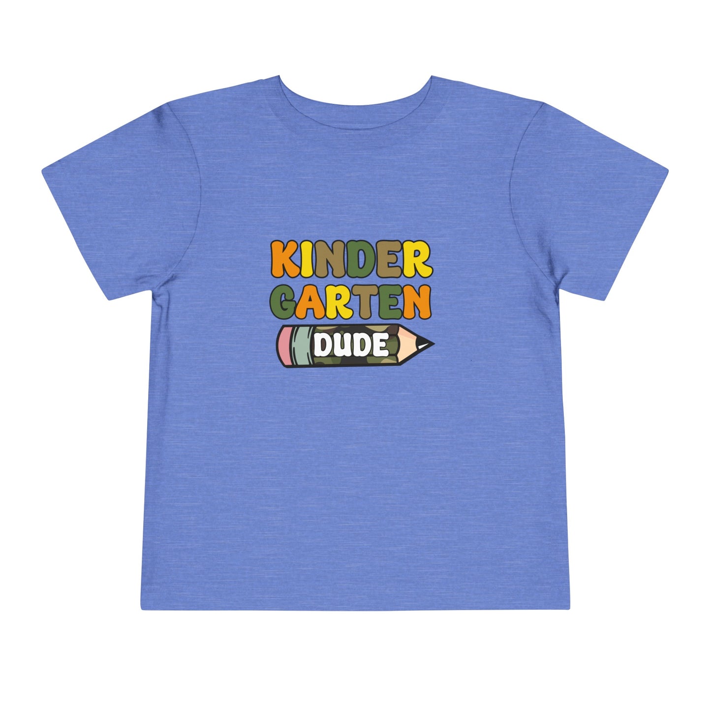Kindergarten Dude Toddler Short Sleeve Tee