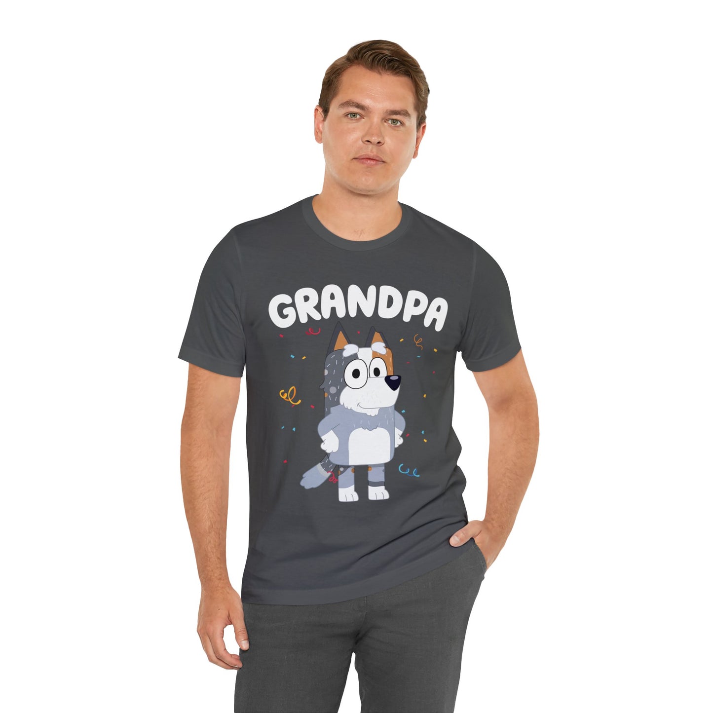 Grandpa Bluey Birthday Short sleeve Tshirt