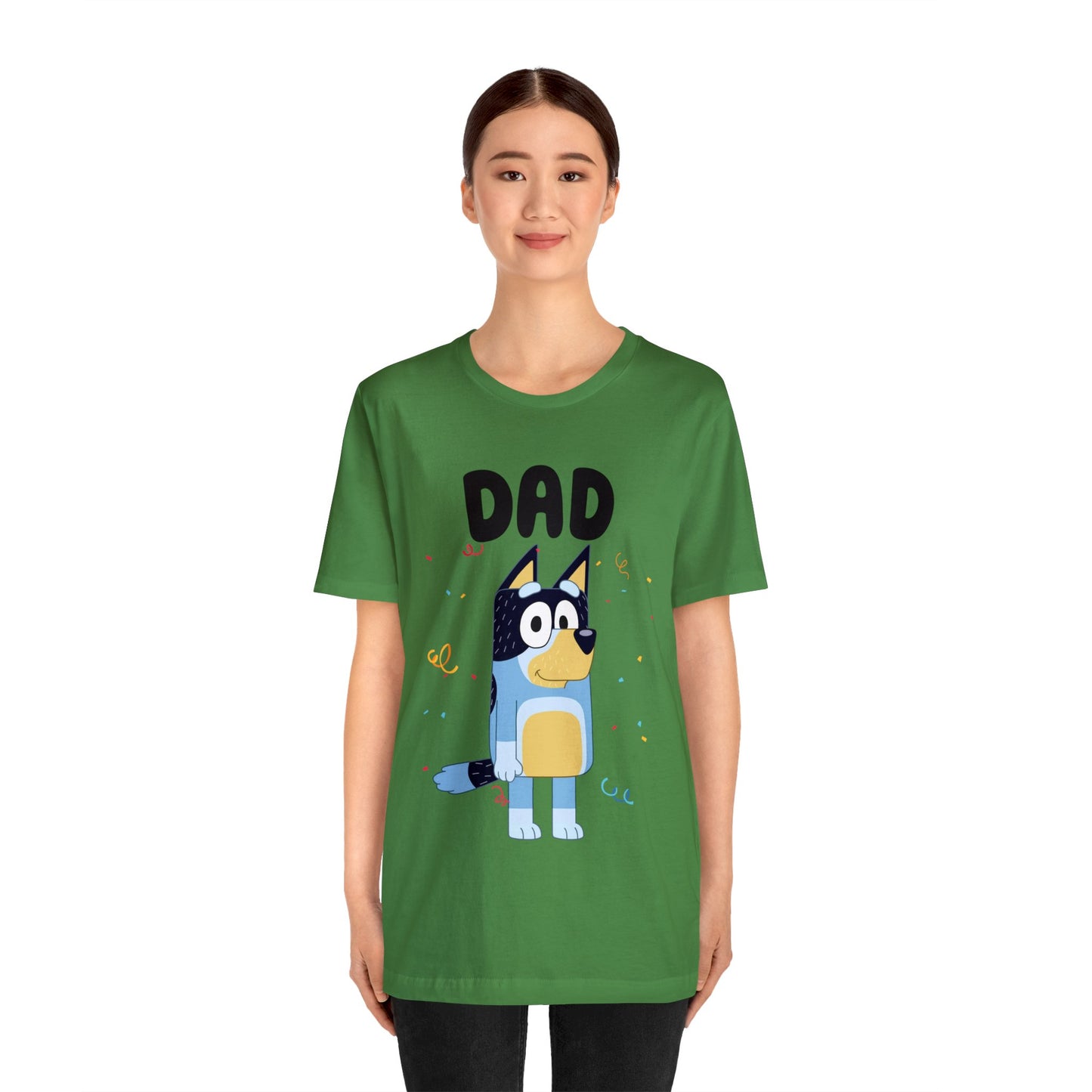 Dad Bluey Birthday Short sleeve Tshirt