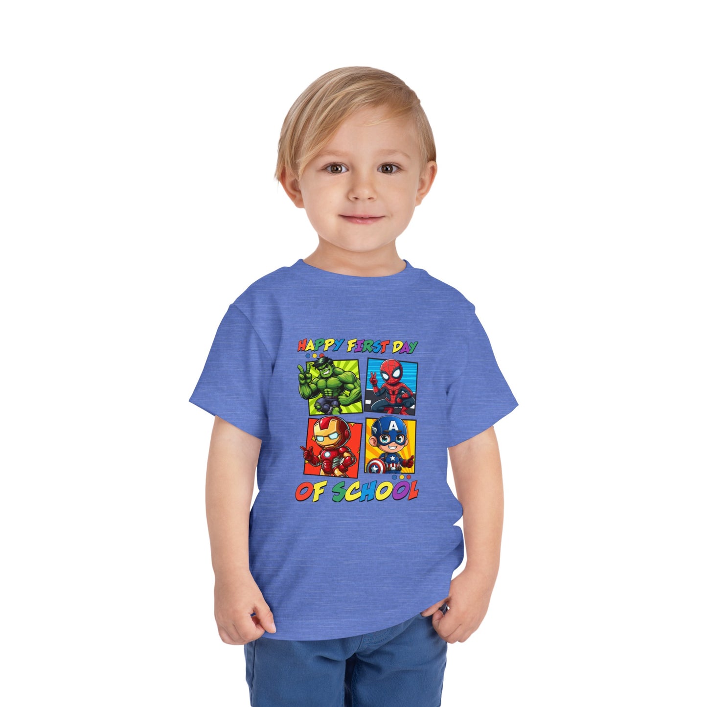 Happy First Day of School Toddler Short Sleeve Tee