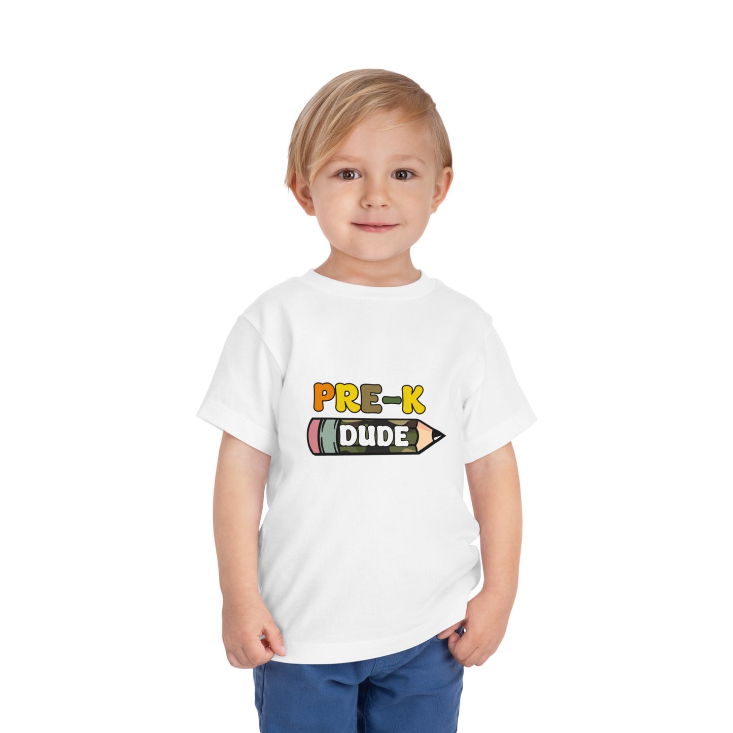Pre-K Dude Toddler Short Sleeve Tee