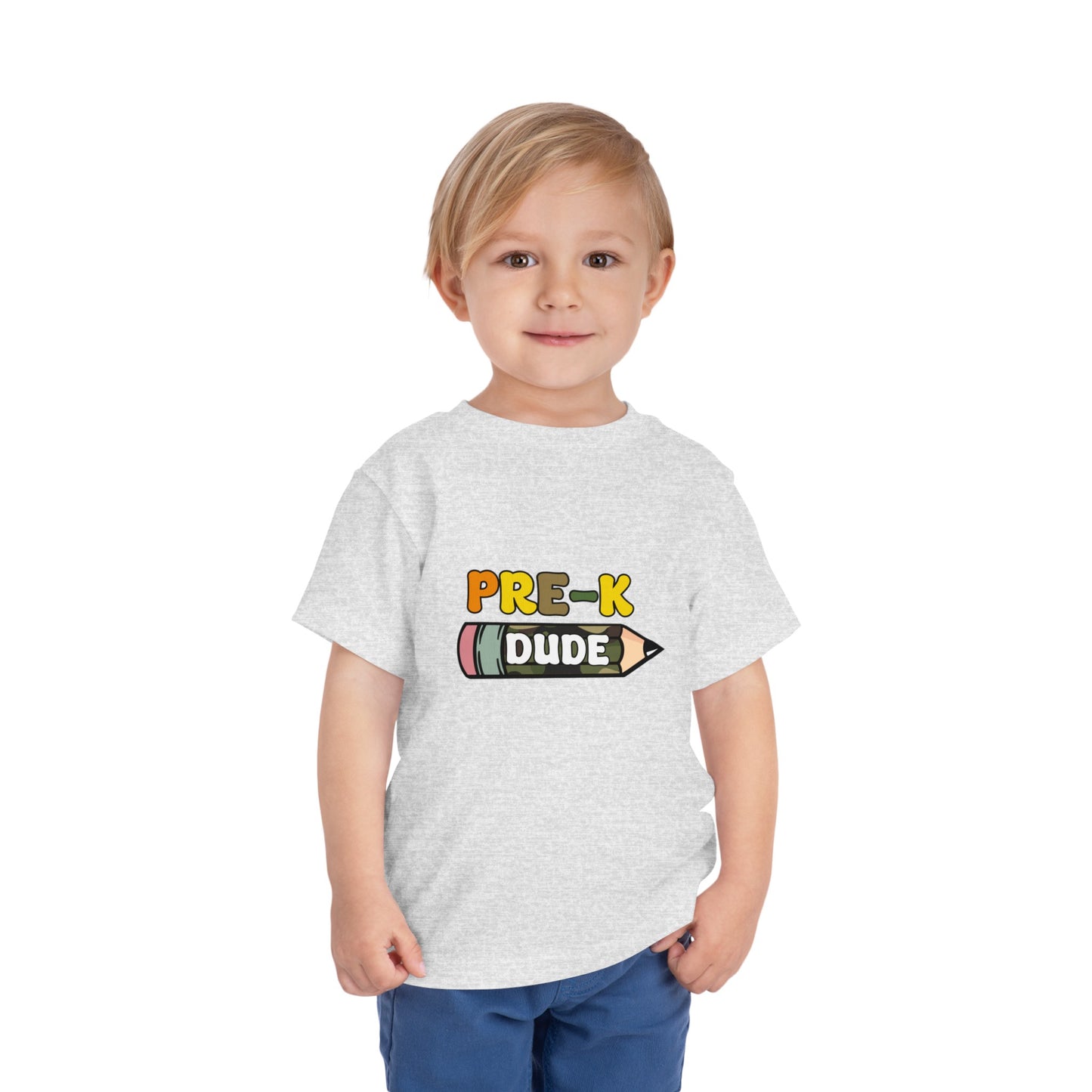 Pre-K Dude Toddler Short Sleeve Tee