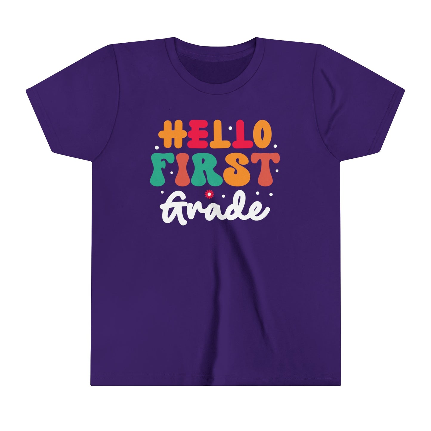 Hello First Grade Youth Short Sleeve Tee
