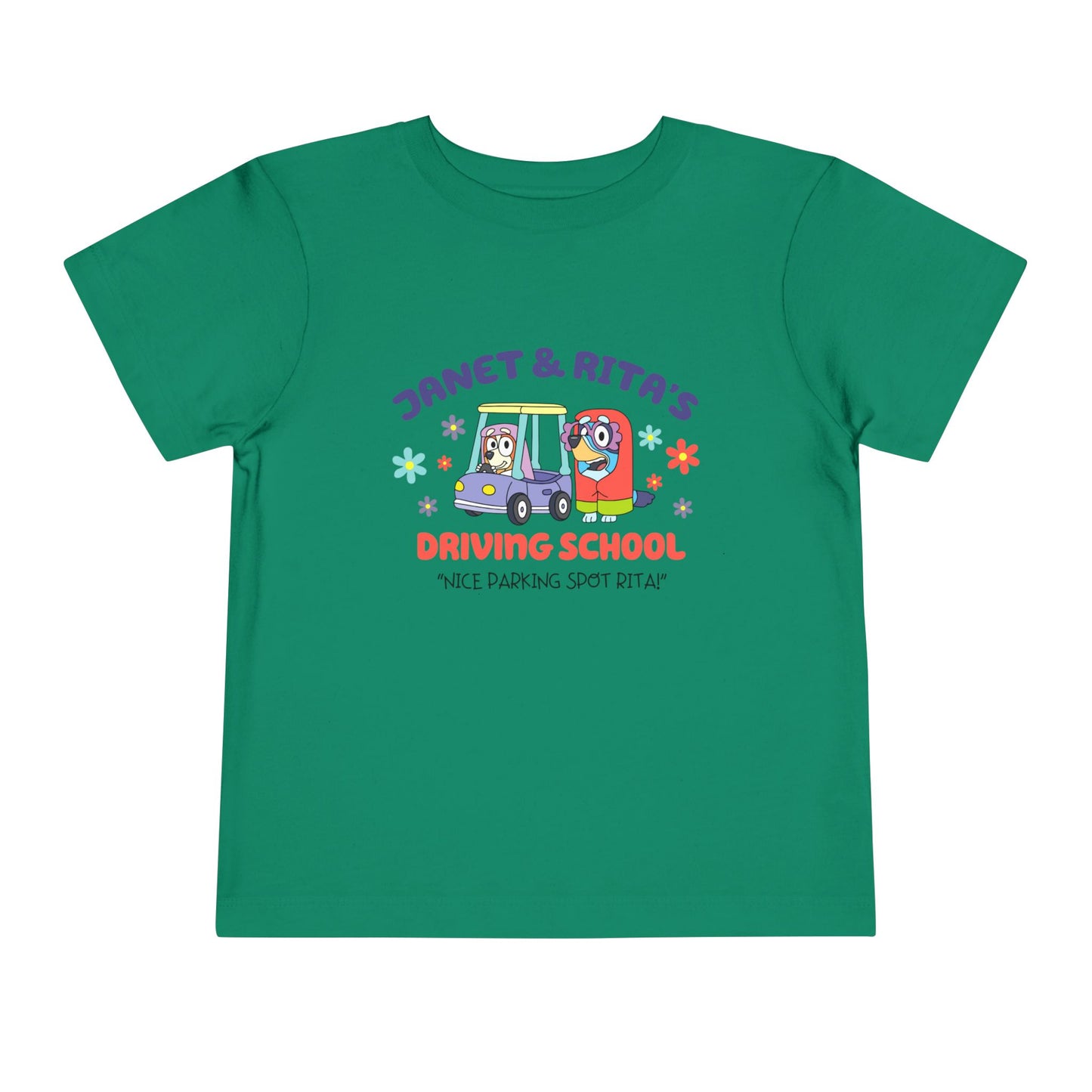 Janet & Rita's Driving School Toddler Short Sleeve Tee