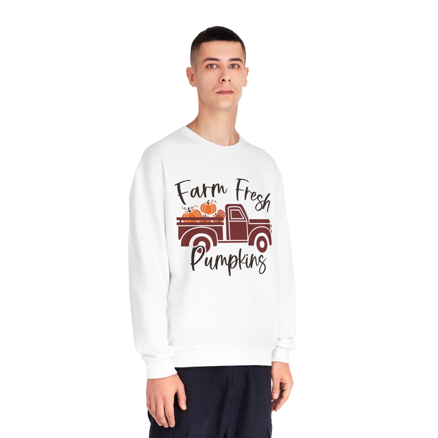 Farm Fresh Pumpkins Crewneck Sweatshirt