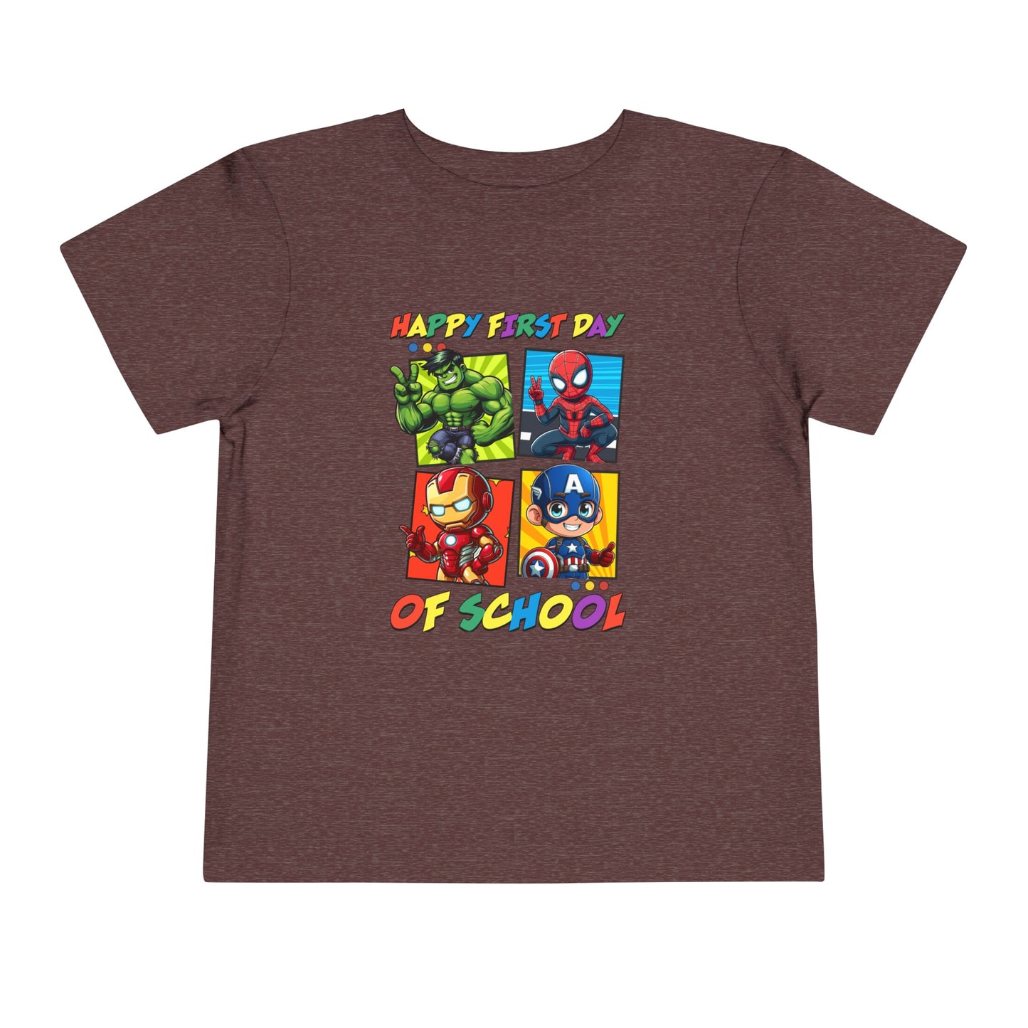Happy First Day of School Toddler Short Sleeve Tee