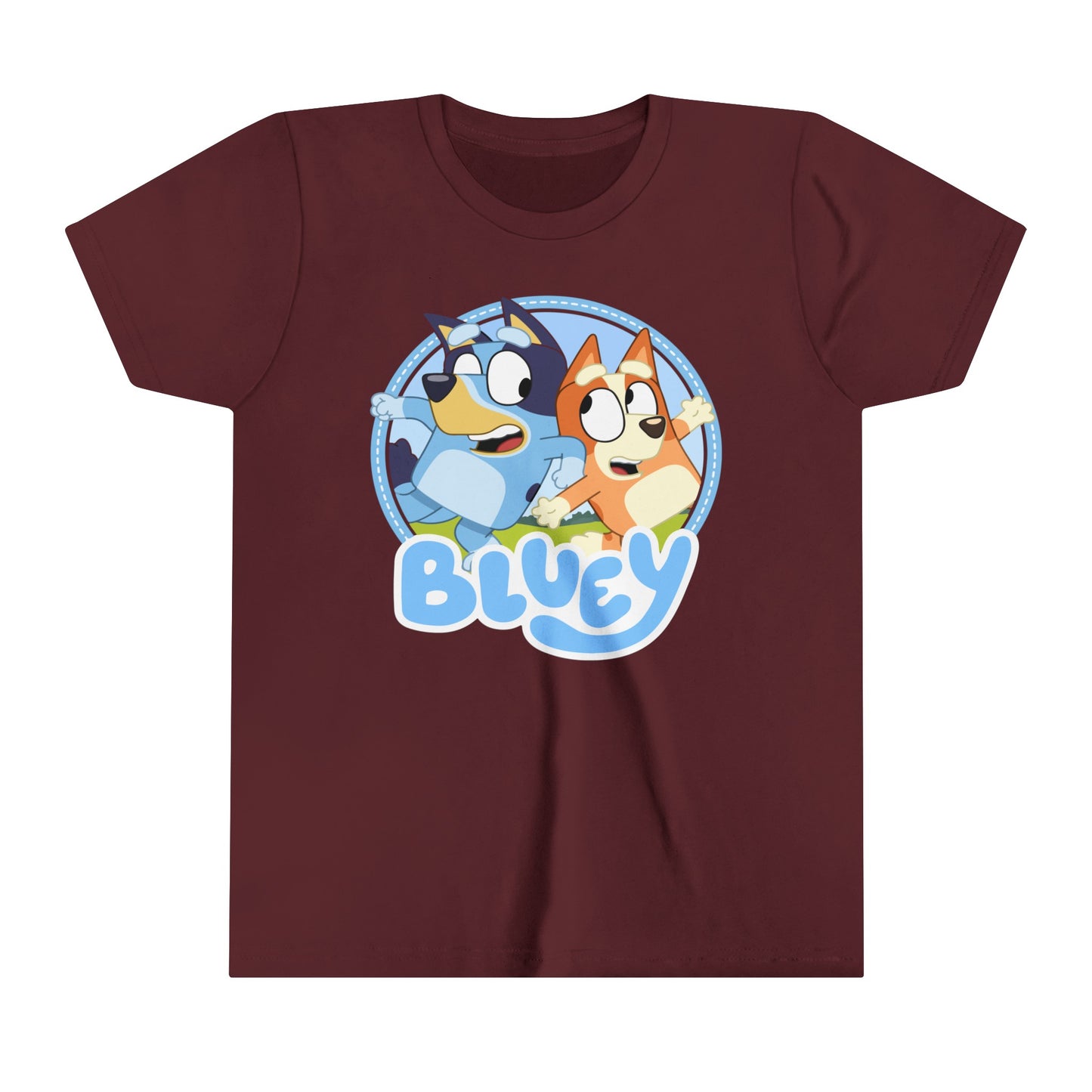 Bluey logo youth Sleeve Tshirt