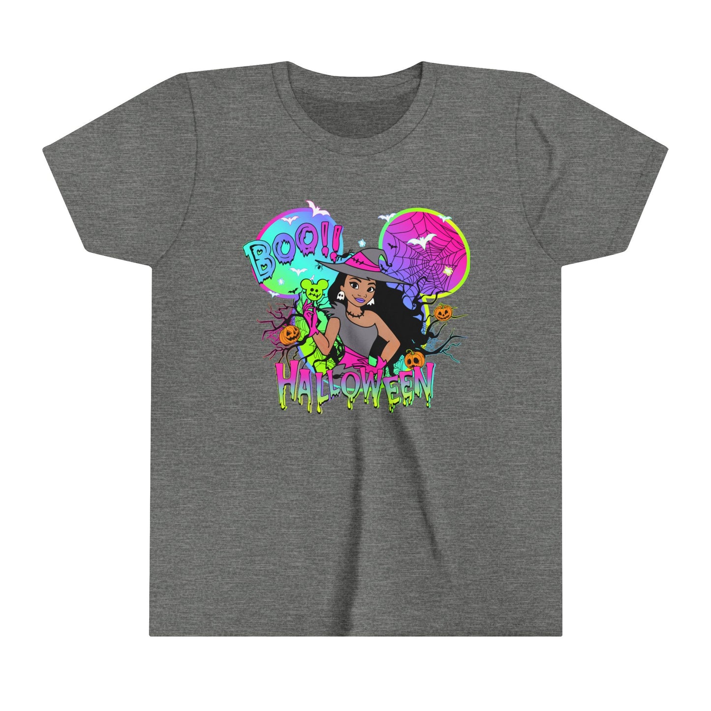 Moana Boo! Halloween Youth Short Sleeve Tee