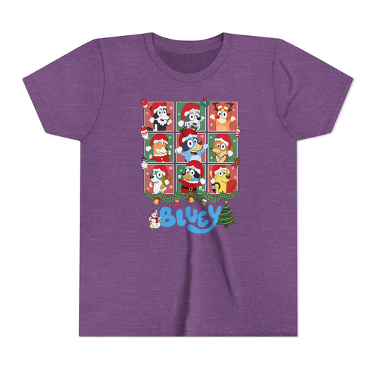 Christmas Polaroids Youth Short Sleeve Tee