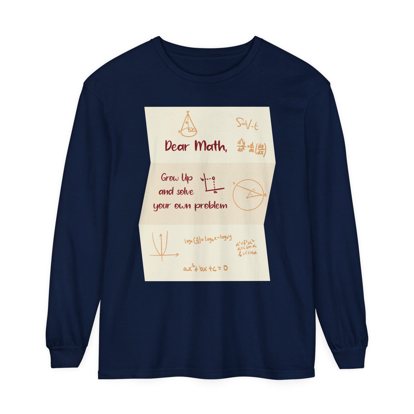 Dear Math Long Sleeve T-Shirt