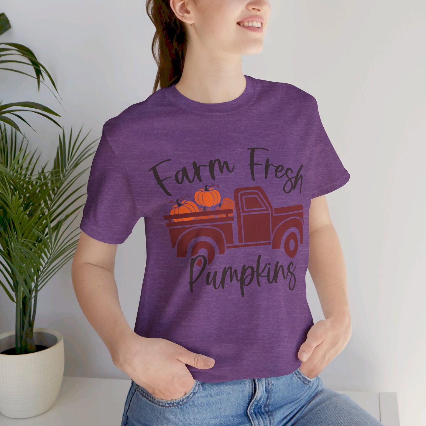 Farm Fresh Pumpkins Jersey Short Sleeve Tee