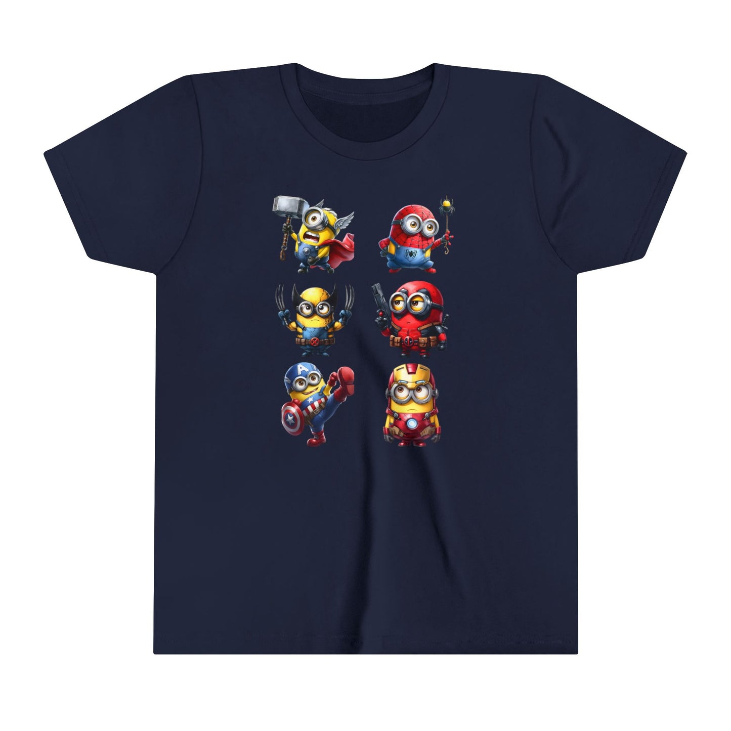 Marvel minions Youth Short Sleeve Tee