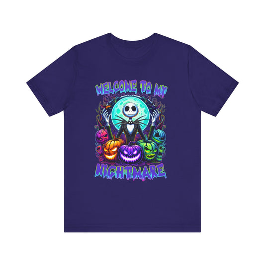 Welcome to my Nightmare Jersey Short Sleeve Tee