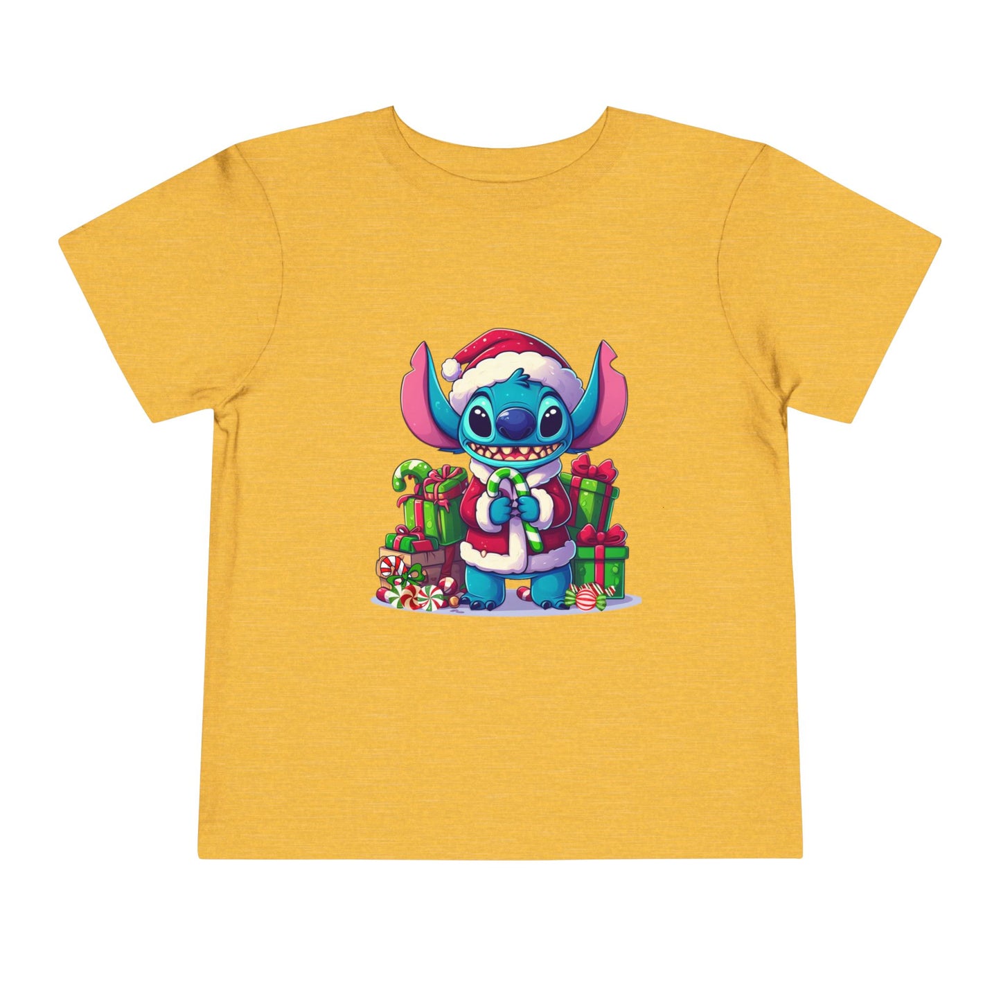 Christmas-Stitch Toddler Short Sleeve Tee